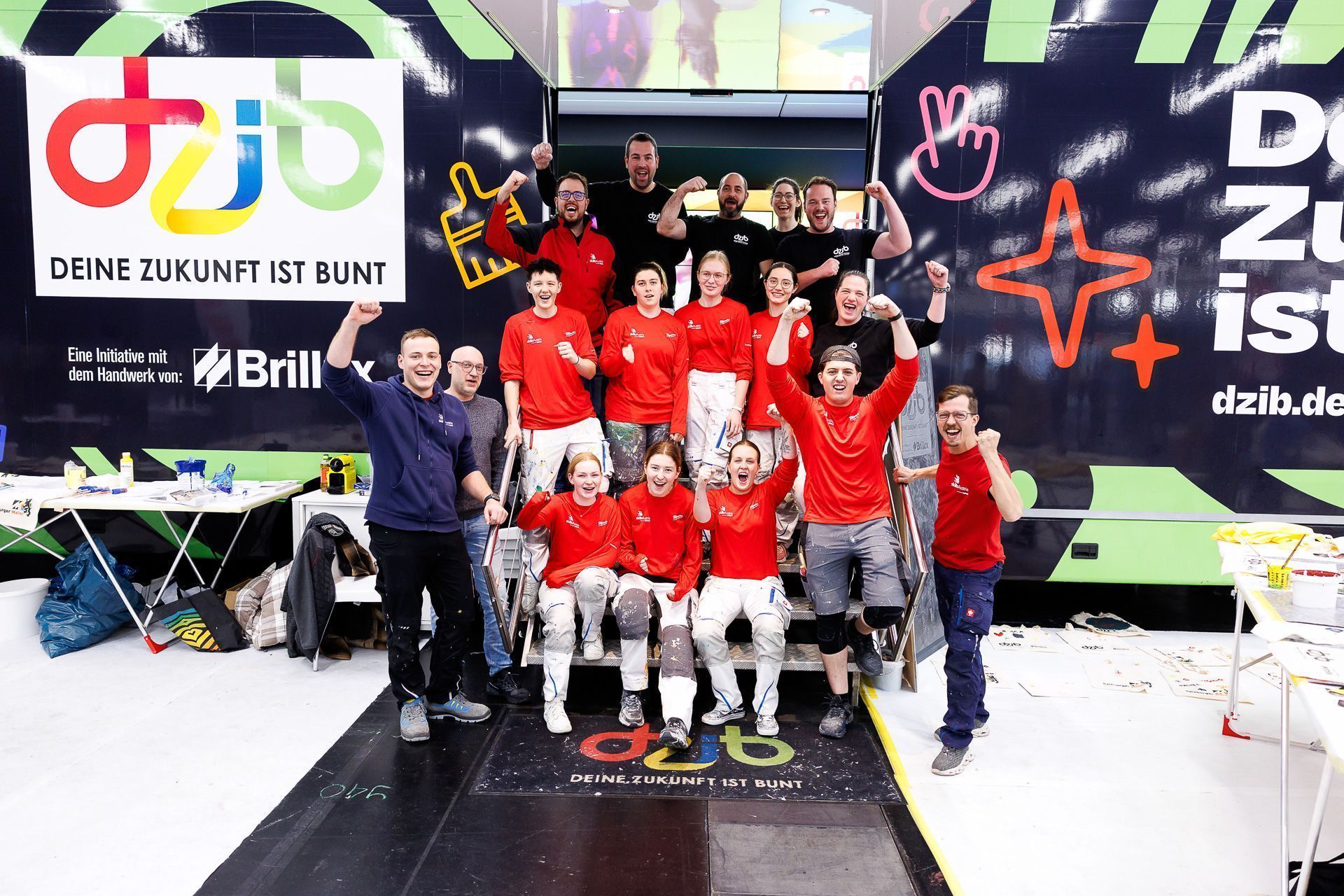 Bei den AustrianSkills nahmen aus ganz Österreich acht Maler teil. (Quelle: Hannes Hagen)