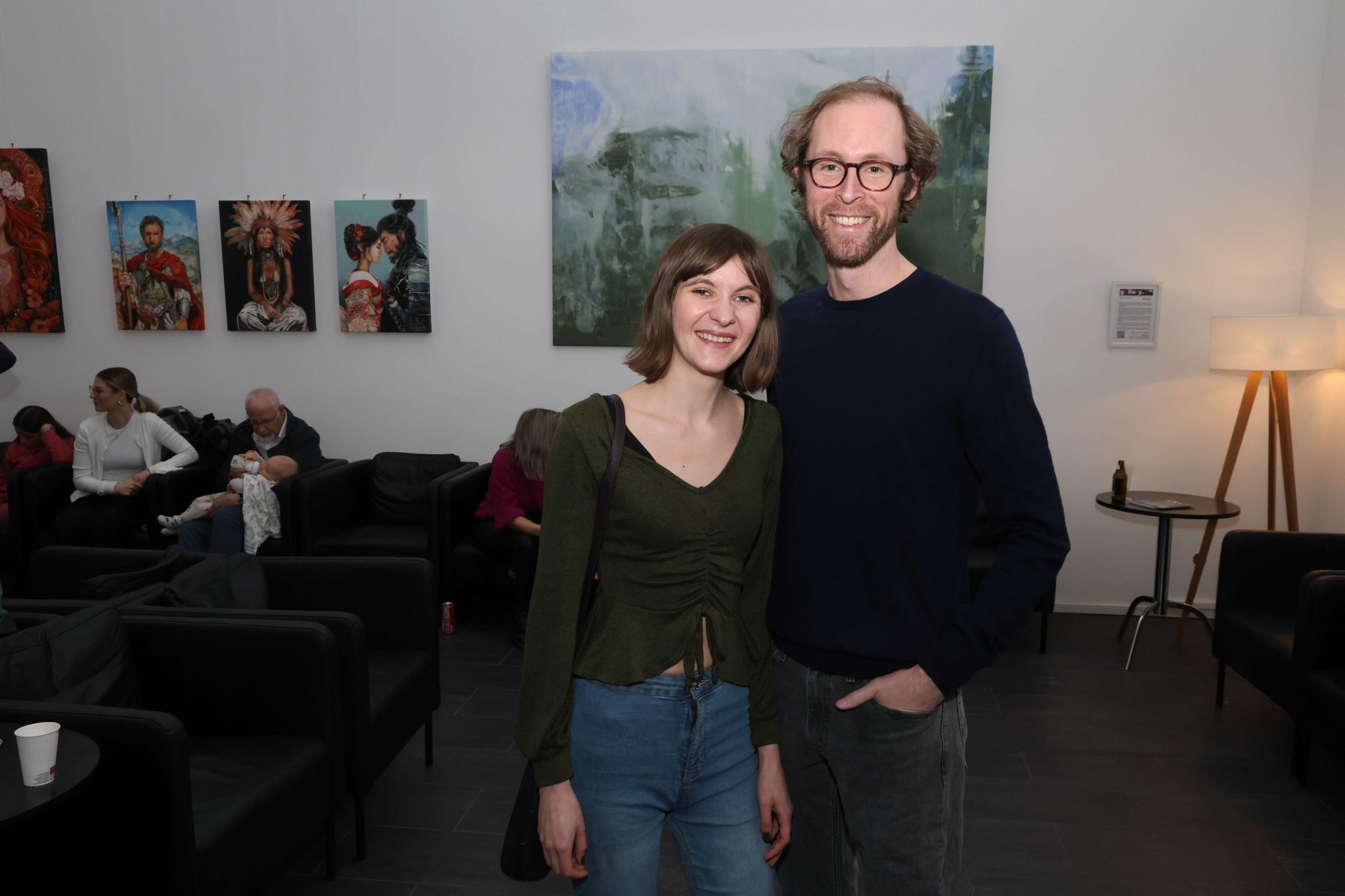 Jazzmusikerin Kerstin Türtscher und Filmemacher Julien Nagel.