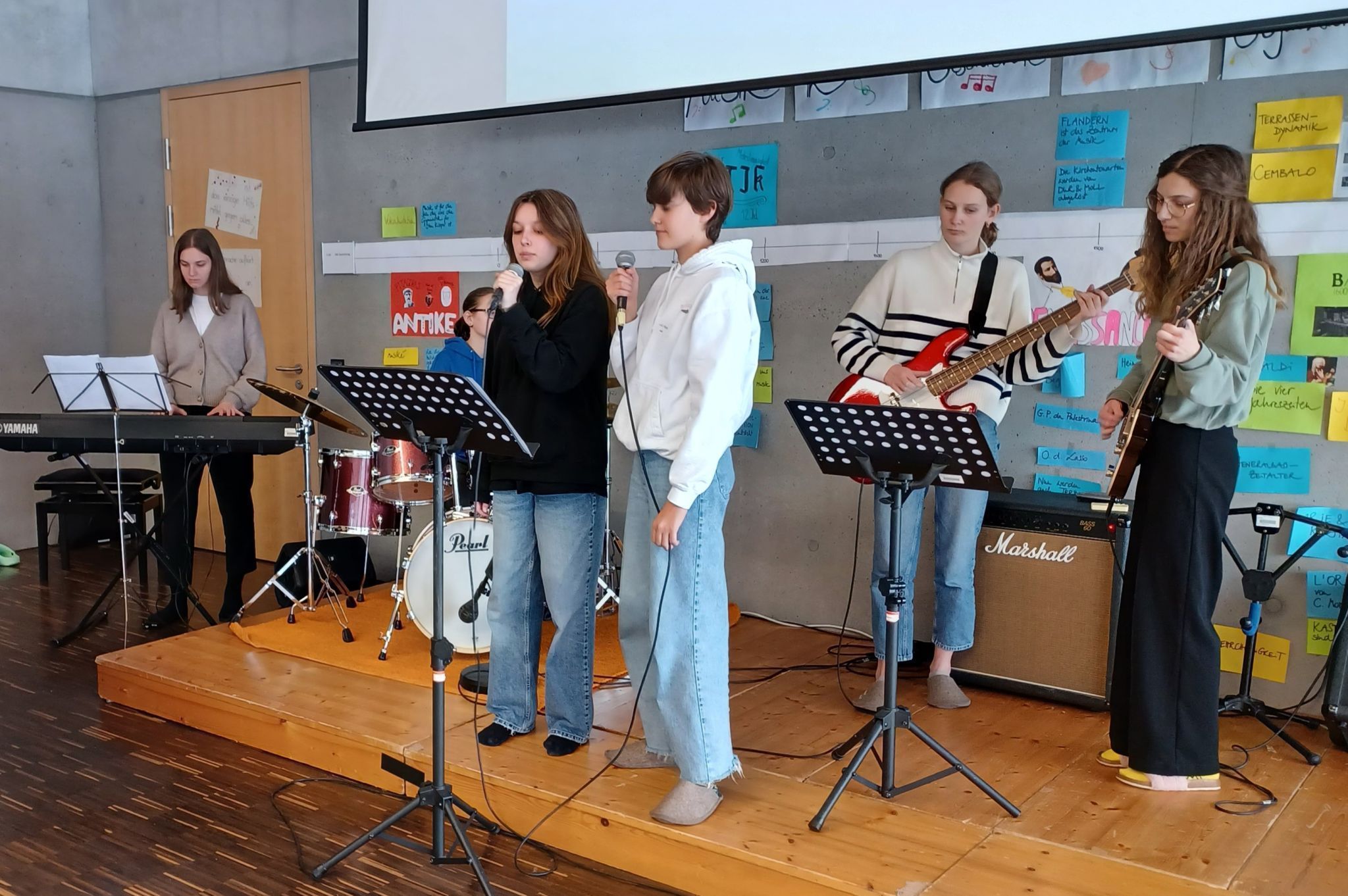 Musik ist einer der drei Schwerpunkte in der Bregenzerwälder Schule.
