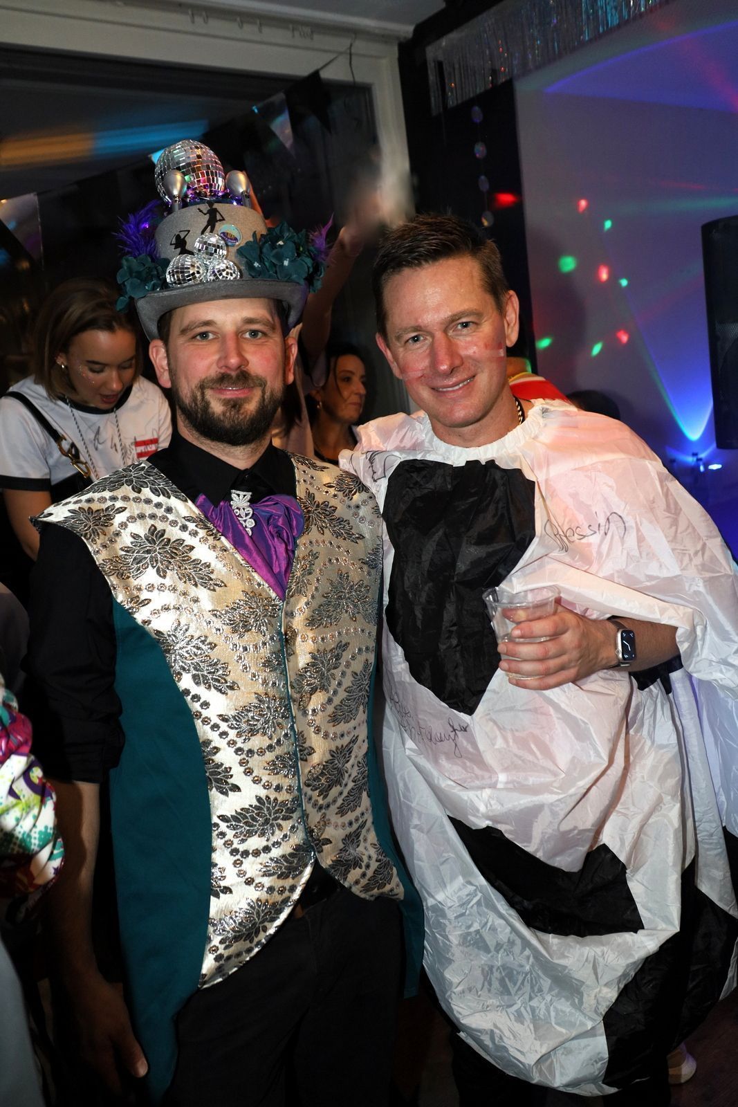 Prinz Jürgen von der Fluh (li) mit Prinz Oliver aus Hörbranz (re)