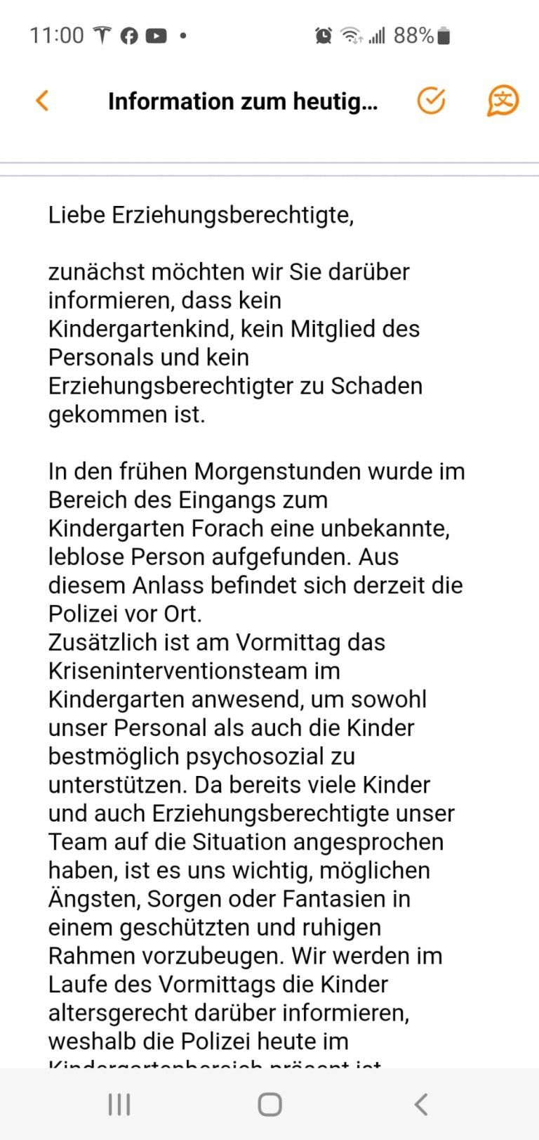"Ich sprach einen Polizisten an, ob sie die Kinder besuchen kommen" – So erlebten Eltern den Todesfall in Dornbirn