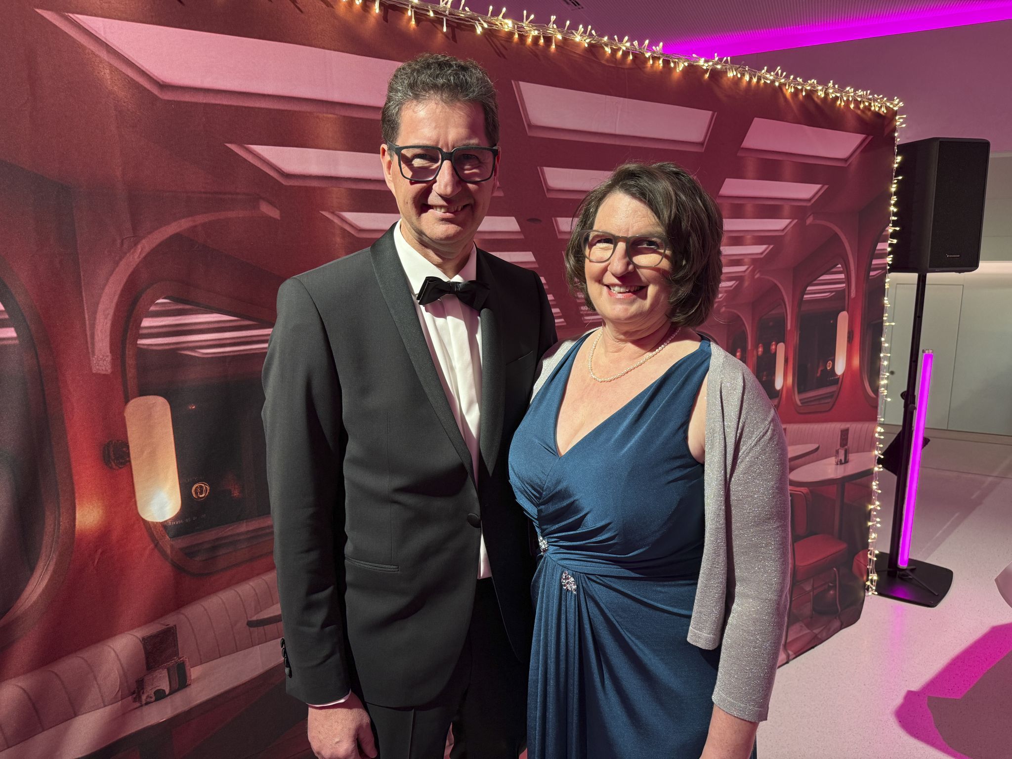 Harald Giesinger kam mit Gattin Birgit