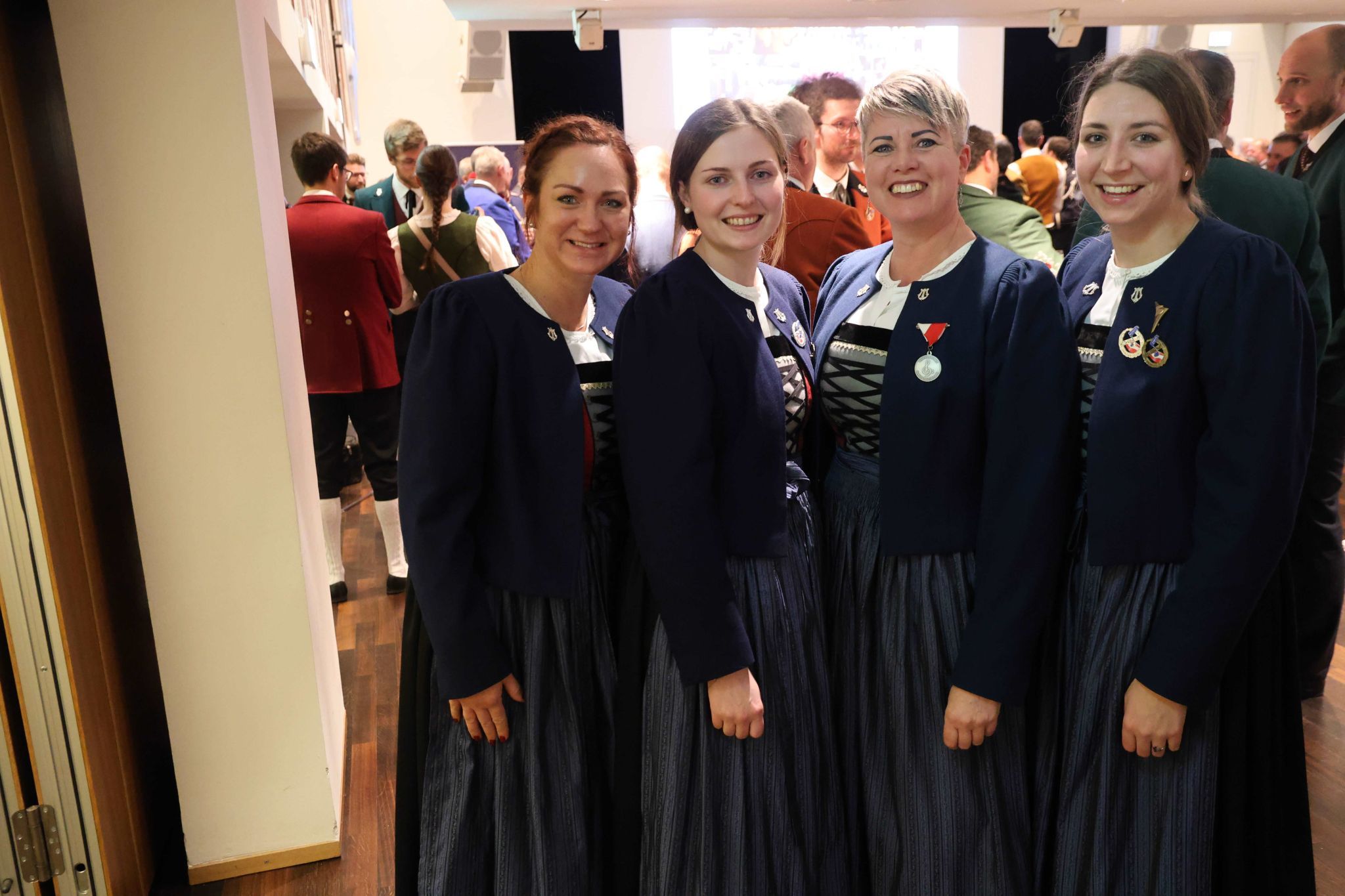 Katharina Fritz, Lisa Willnigg, Heidi Burtscher und Nadine Reis von der HM Dalaas.
