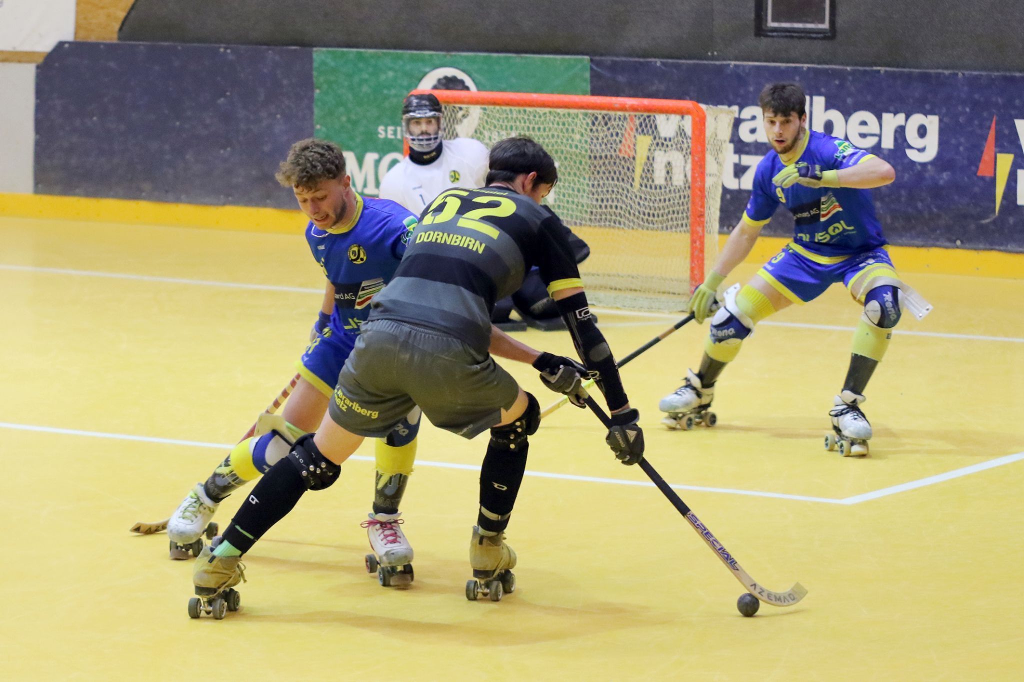 Am Samstag steigt in diesem Jahr zum ersten Mal wieder das Rollhockey-Fieber in der Dornbirner Stadthalle. 