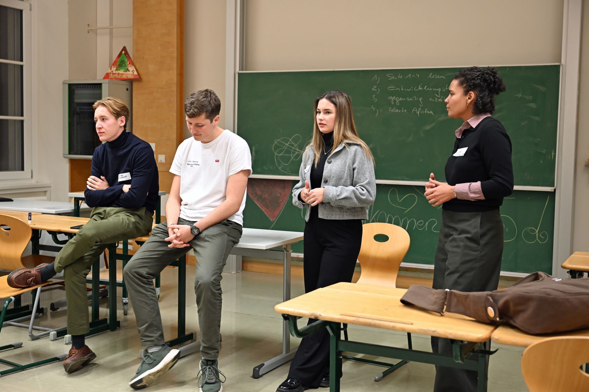Jusstudenten gaben einen Einblick in ihren Studienalltag.