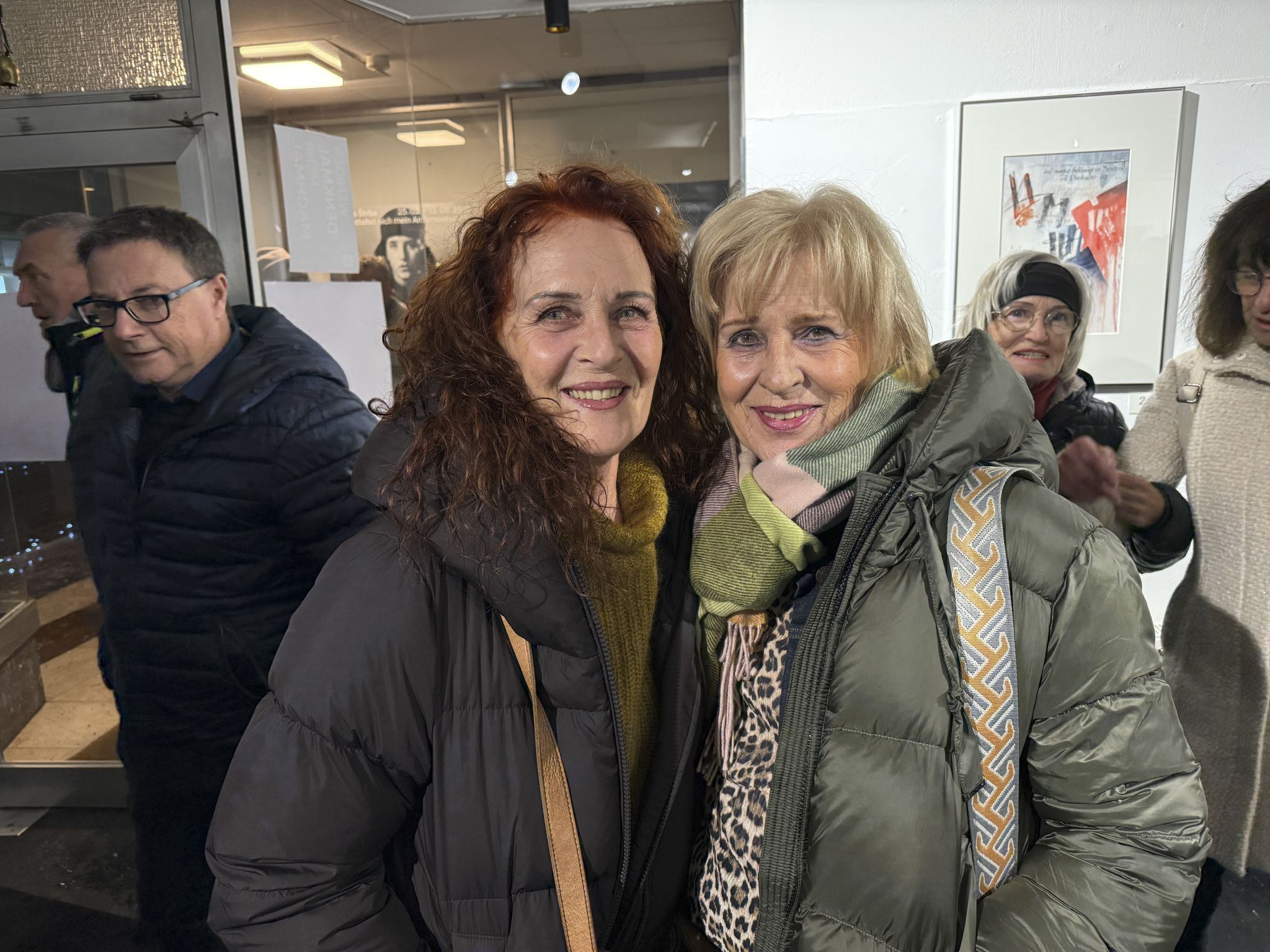 Uschi Kloos kam mit Renate Gratwohl (Mark•Kom)