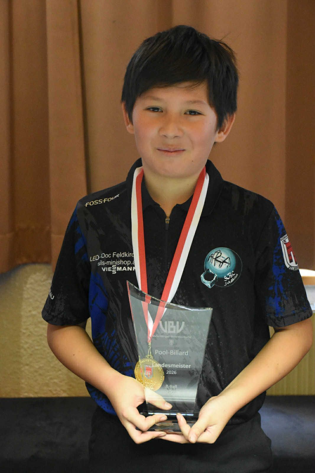 Luca Scherrer wurde mit elf Jahren erstmals Landesmeister.