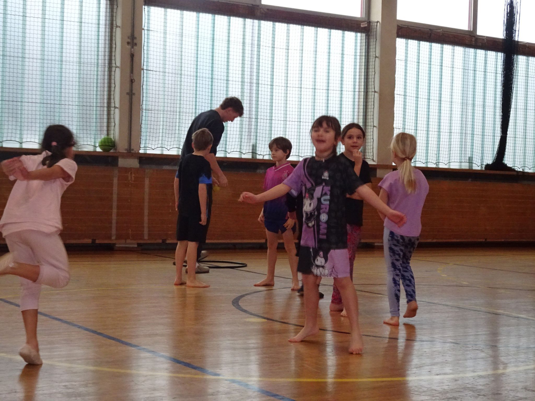 Die etwas andere Sportstunde fand großen Anklang bei den Kids. 