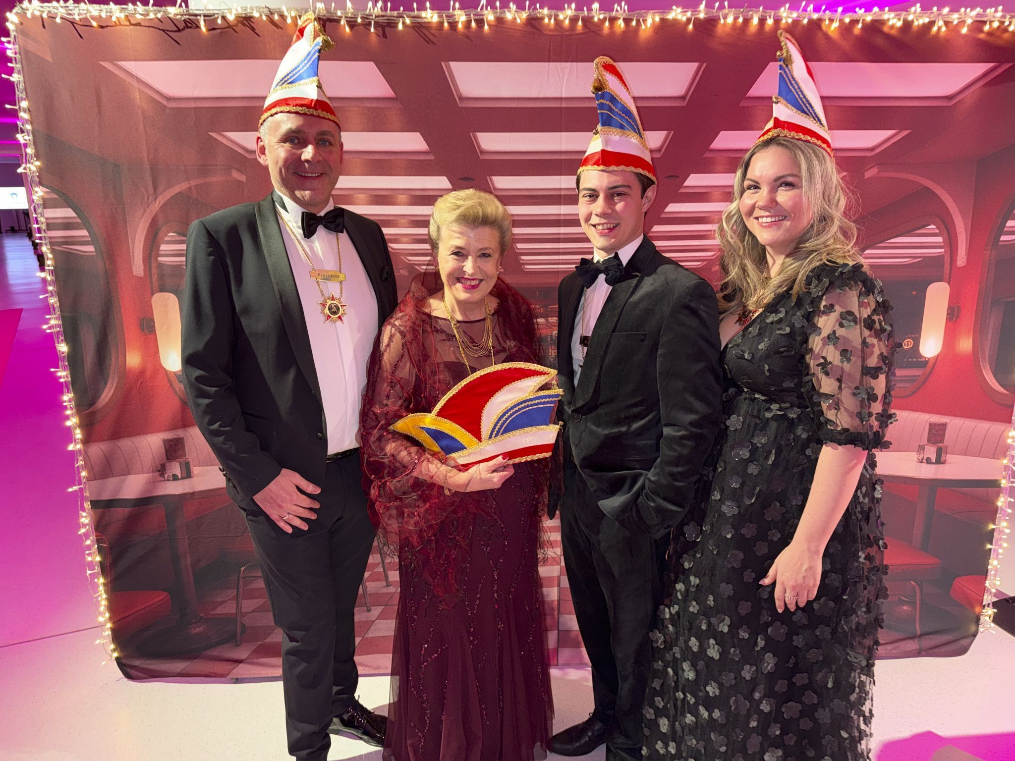 Die Organisatoren/ BFG Präs. Florian Rainer, Andrea Kinz, Raphael Sturm und Sabrina Schwärzler