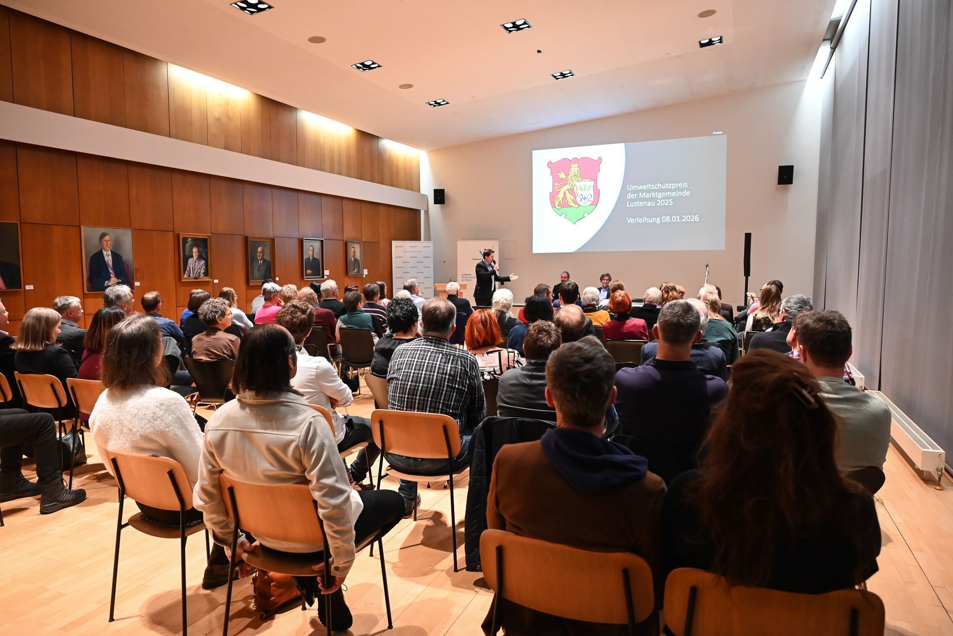 Im Rathaussaal wurde am Donnerstagabend der Umweltschutzpreis der Marktgemeinde Lustenau verliehen. 