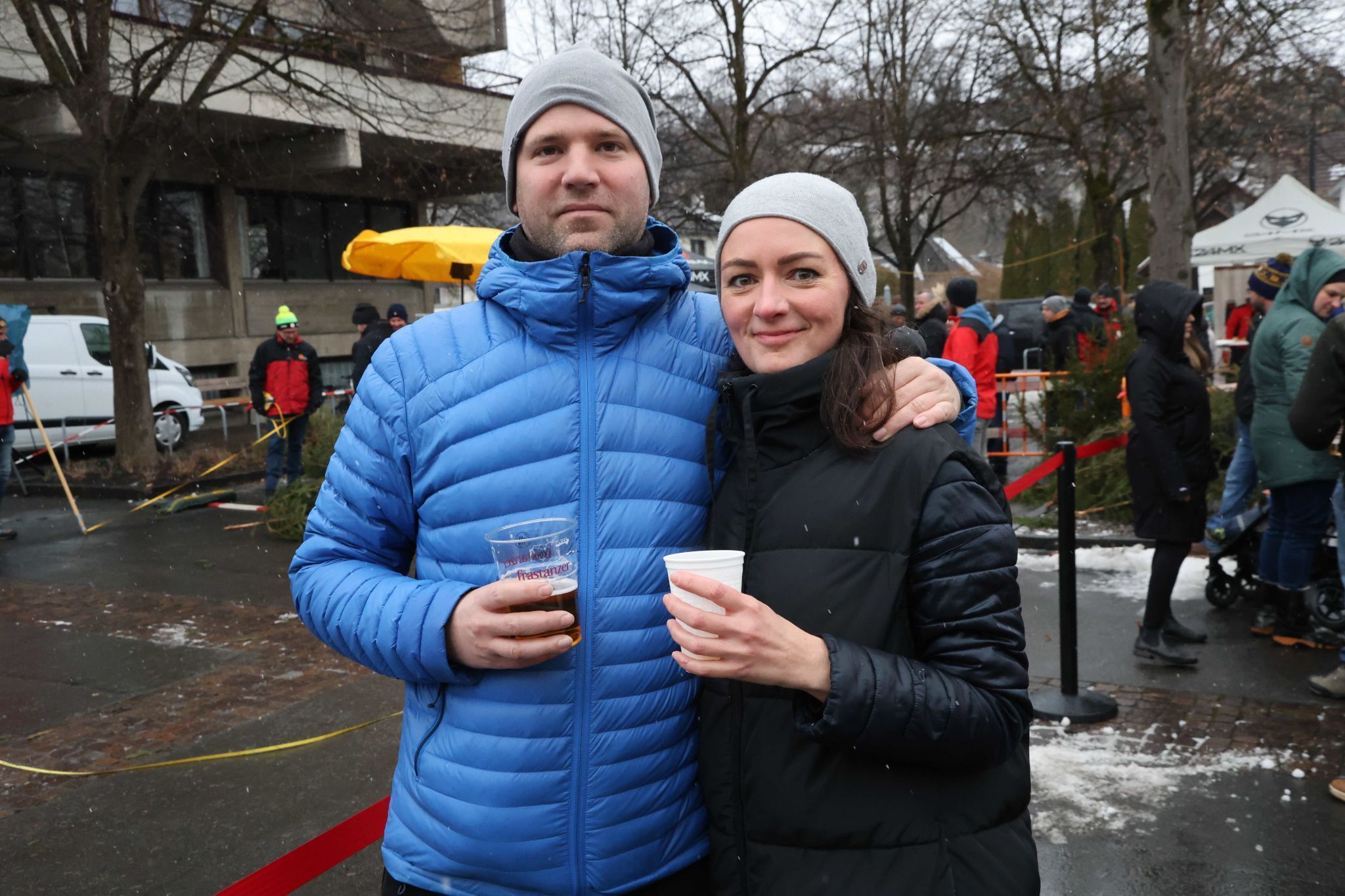 Thomas und Esther aus Ungarn arbeiten und leben in Tosters.