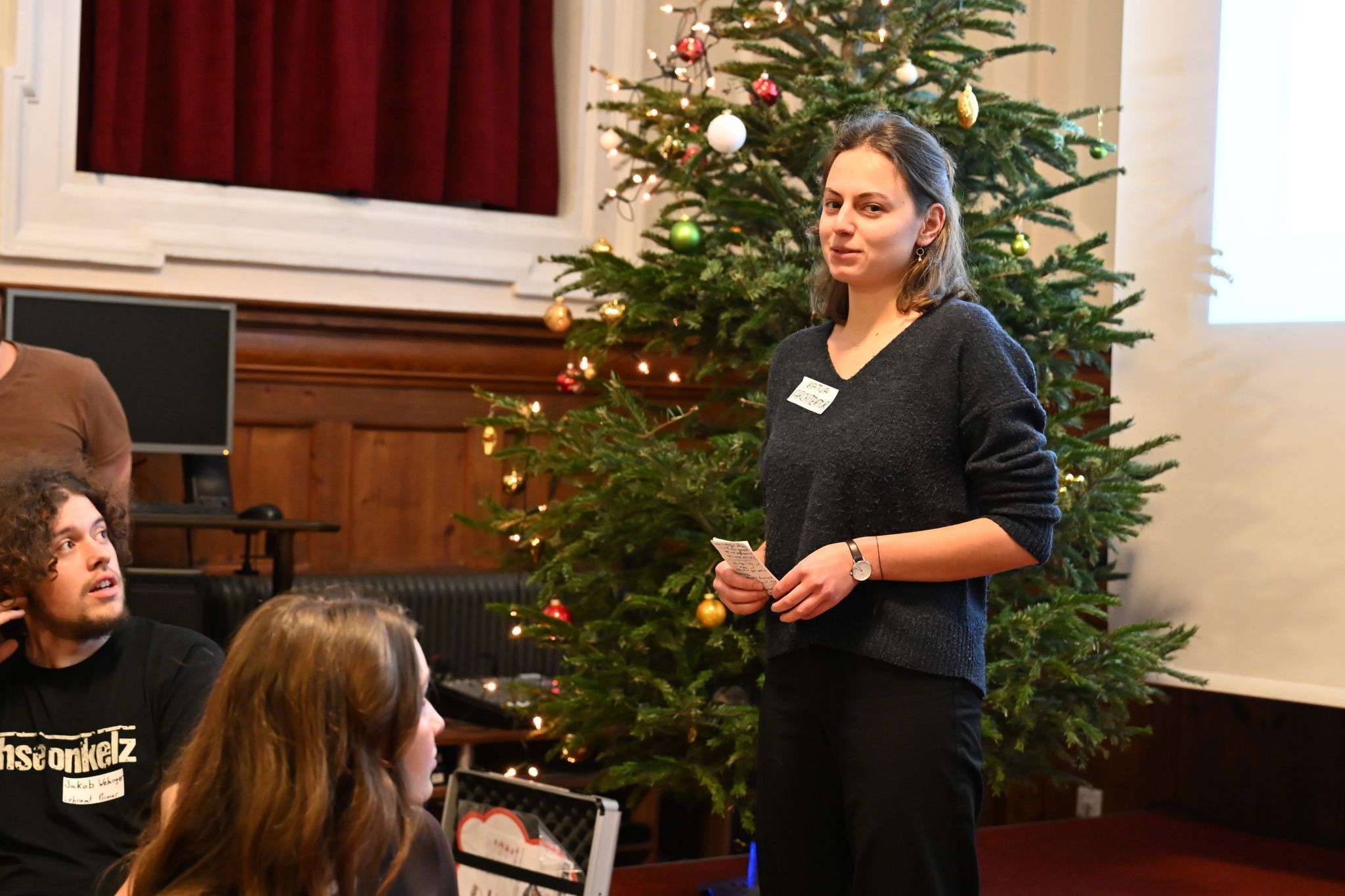 Katja Mitterbacher stellte ihre Idee eines Expertenpools vor.