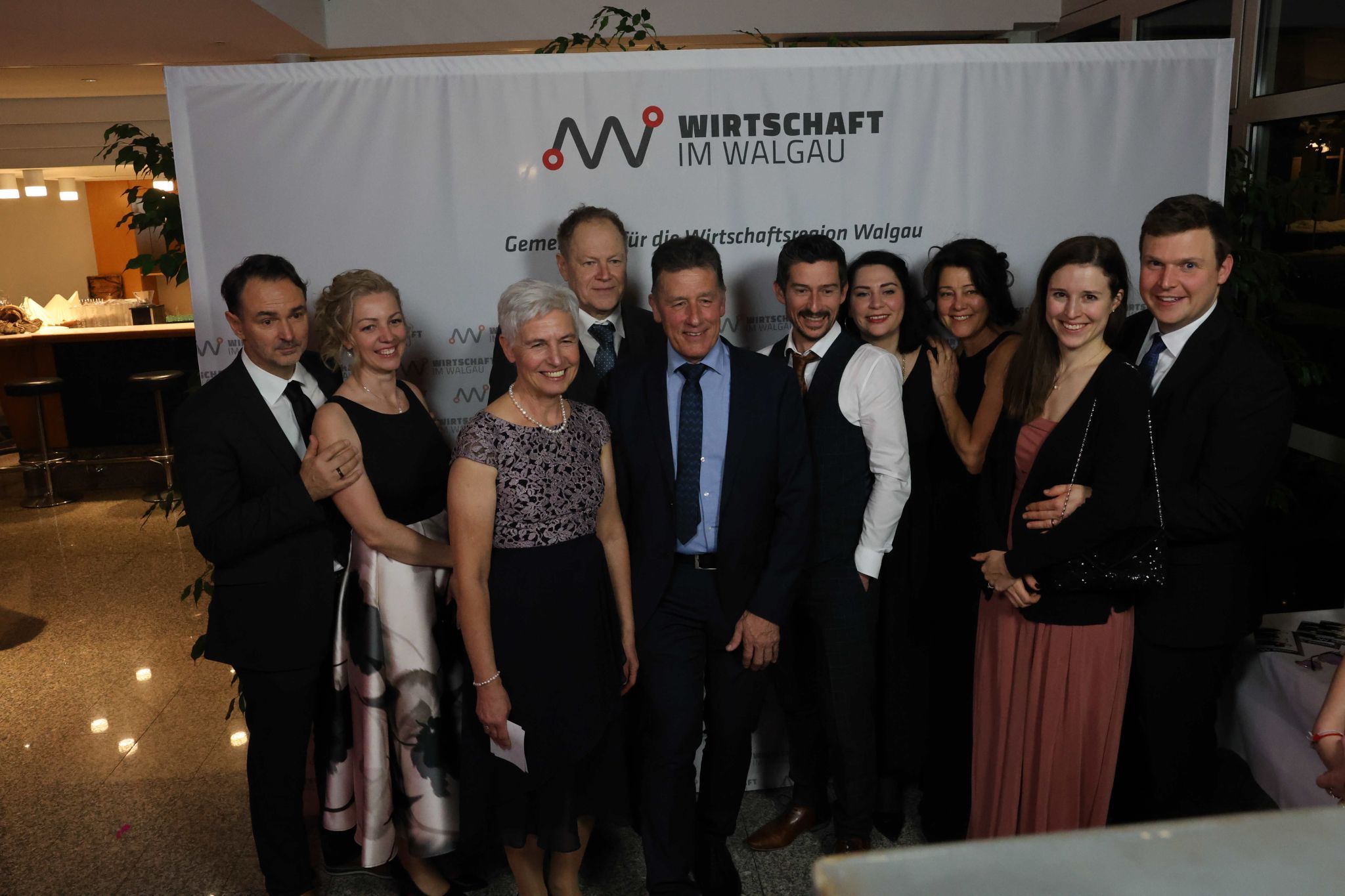 Familie Kasseroller an der Fotobox.