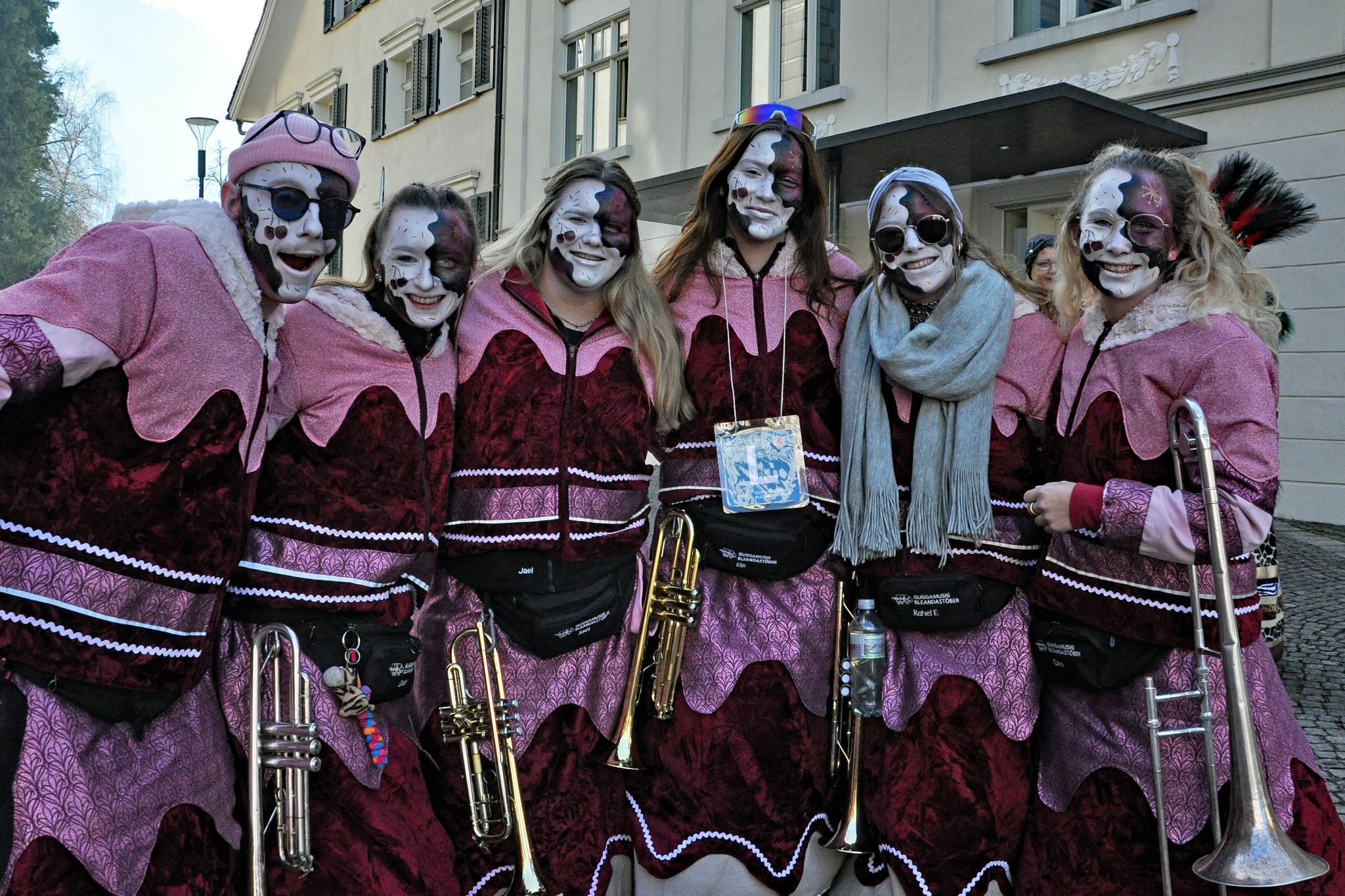 Die Guggamusig Bleandastöber war aus der Schweiz angereist.
