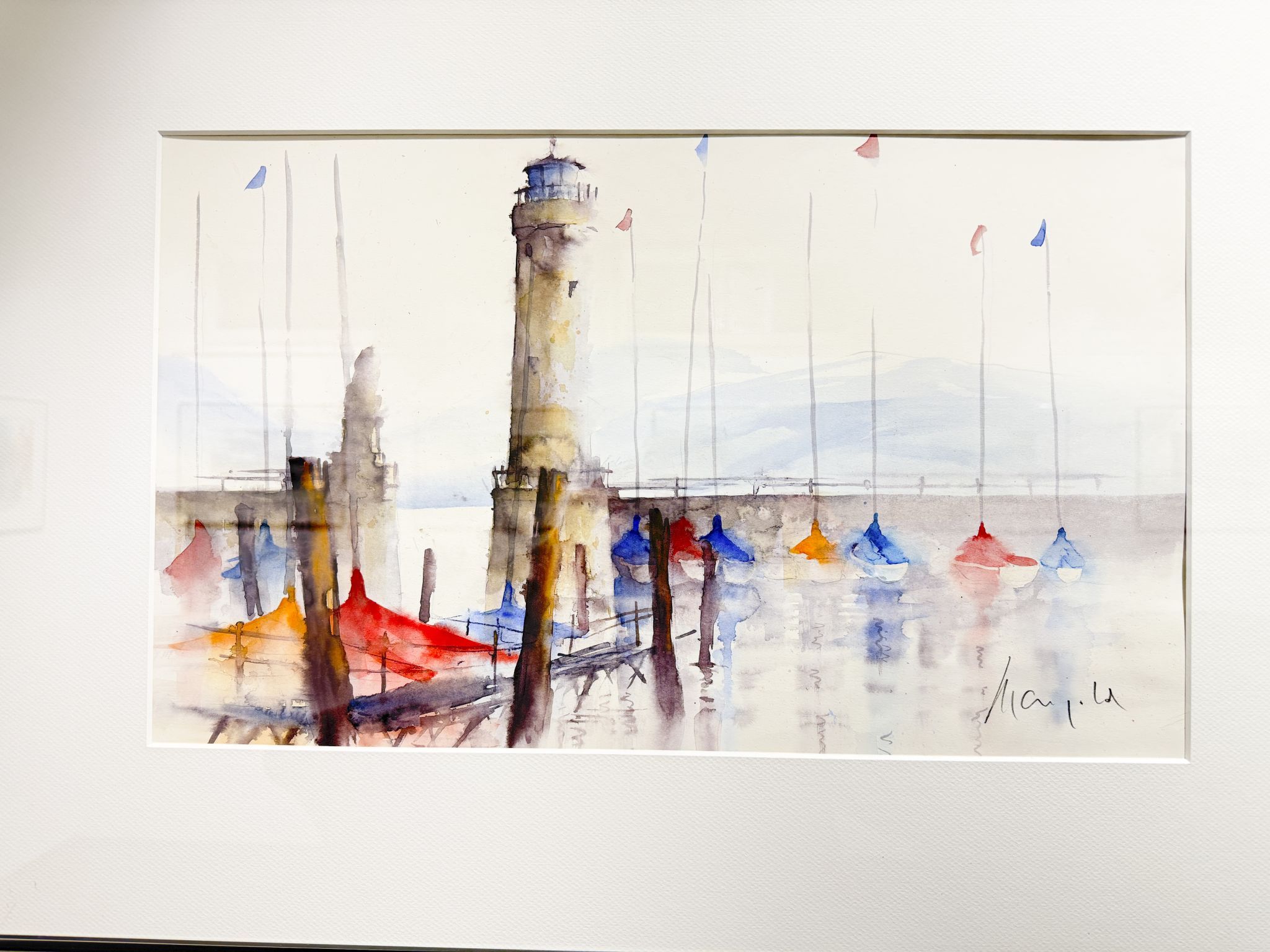 Die Hörbranzer Umgebung (Lindau) ist ein weiteres Thema der Ausstellung