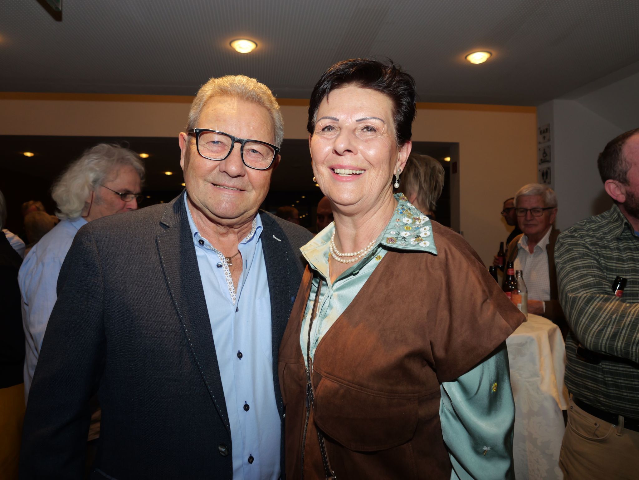 Rudi und Andrea Zimmermann feierten das Neue Jahr.