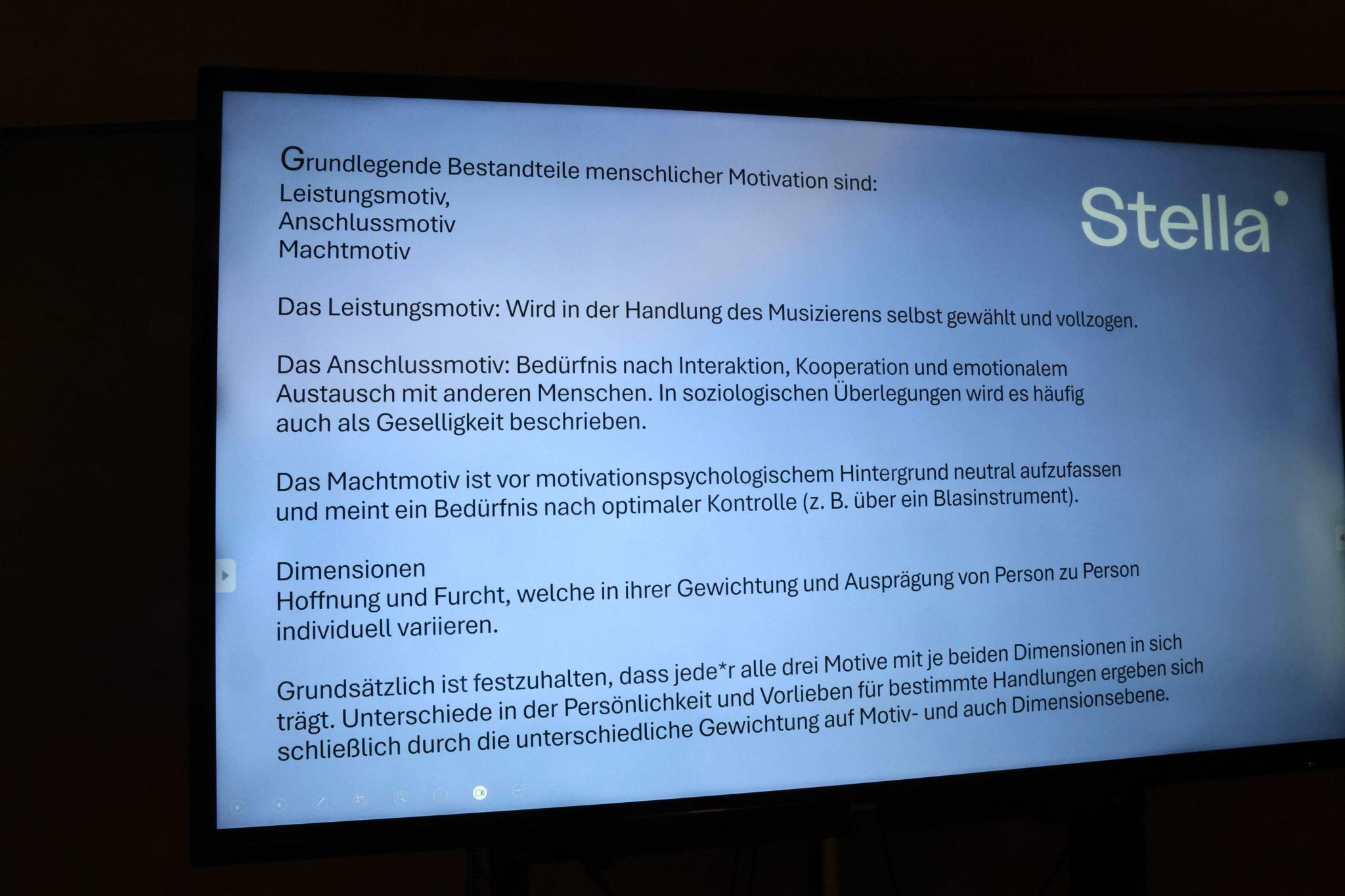 Ein kleiner Teil des Referats.