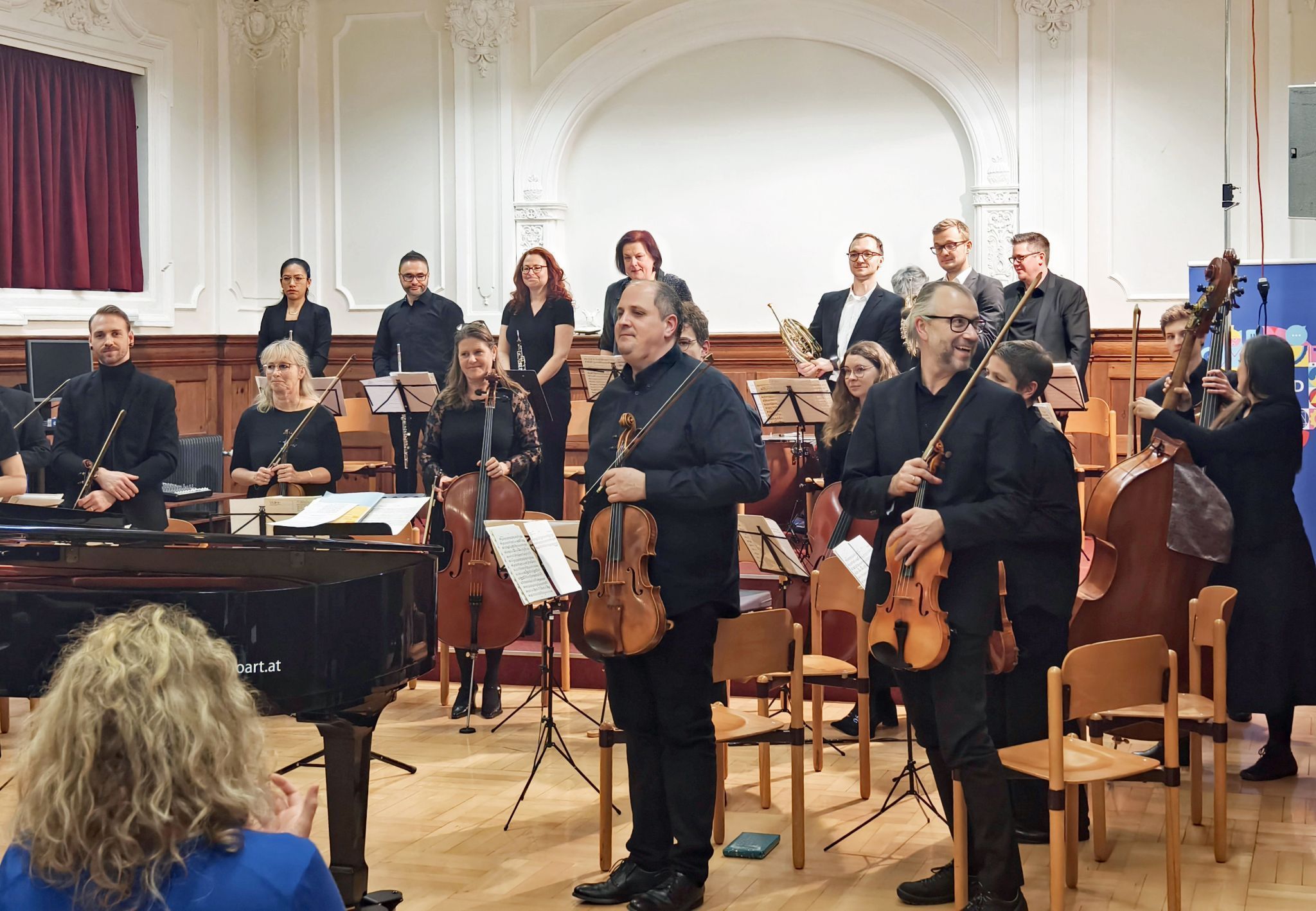 Das Collegium Instrumentale verwandelte den Festsaal des BG Dornbirn an zwei Abenden in eine stimmungsvolle Konzertbühne.