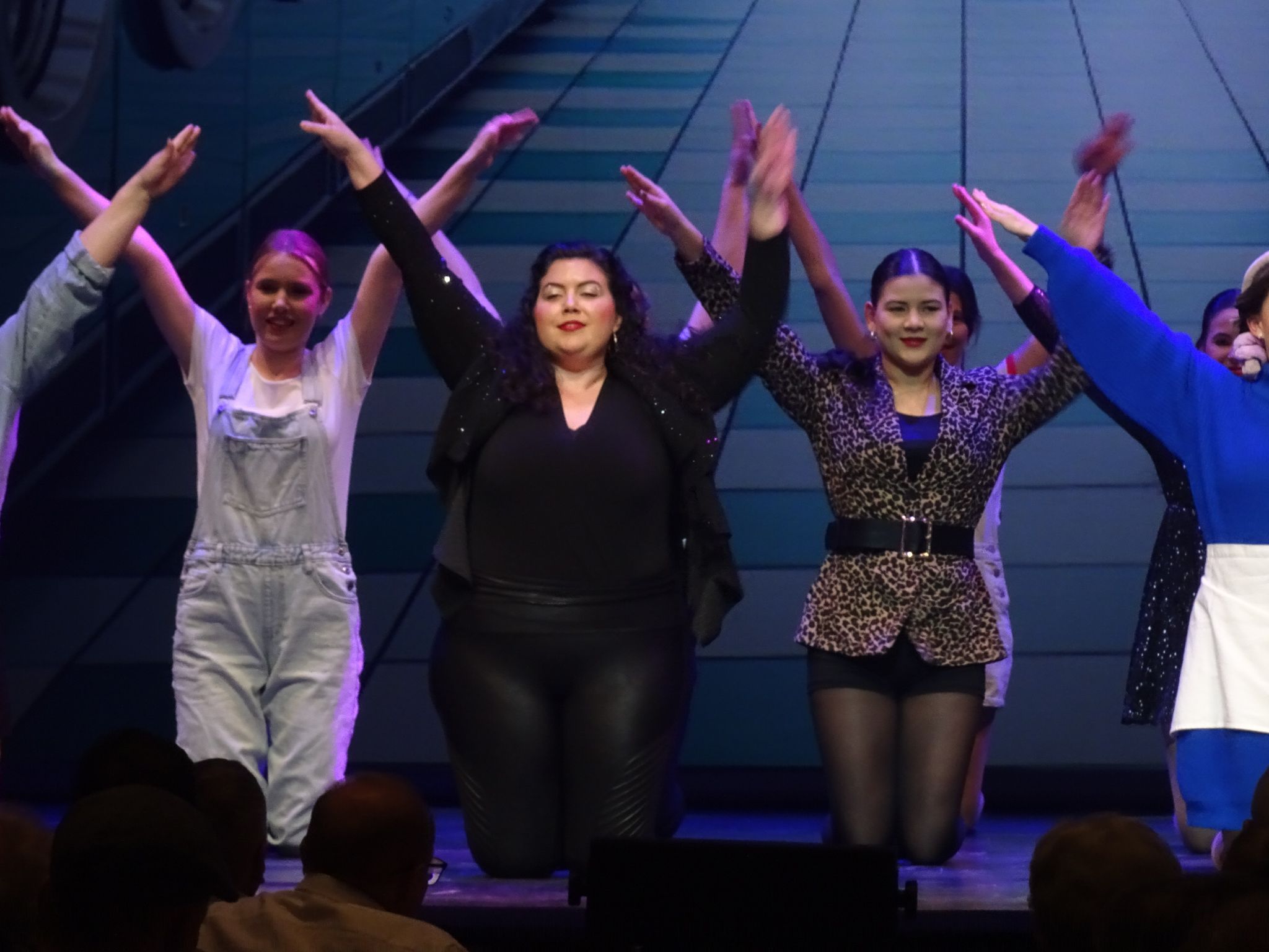 Nina Rhomberg (Mitte) von der Showtanzgruppe Mühlebach, die auch heuer mit ihrem Team ein tolles Programm auf die Beine stellte. 