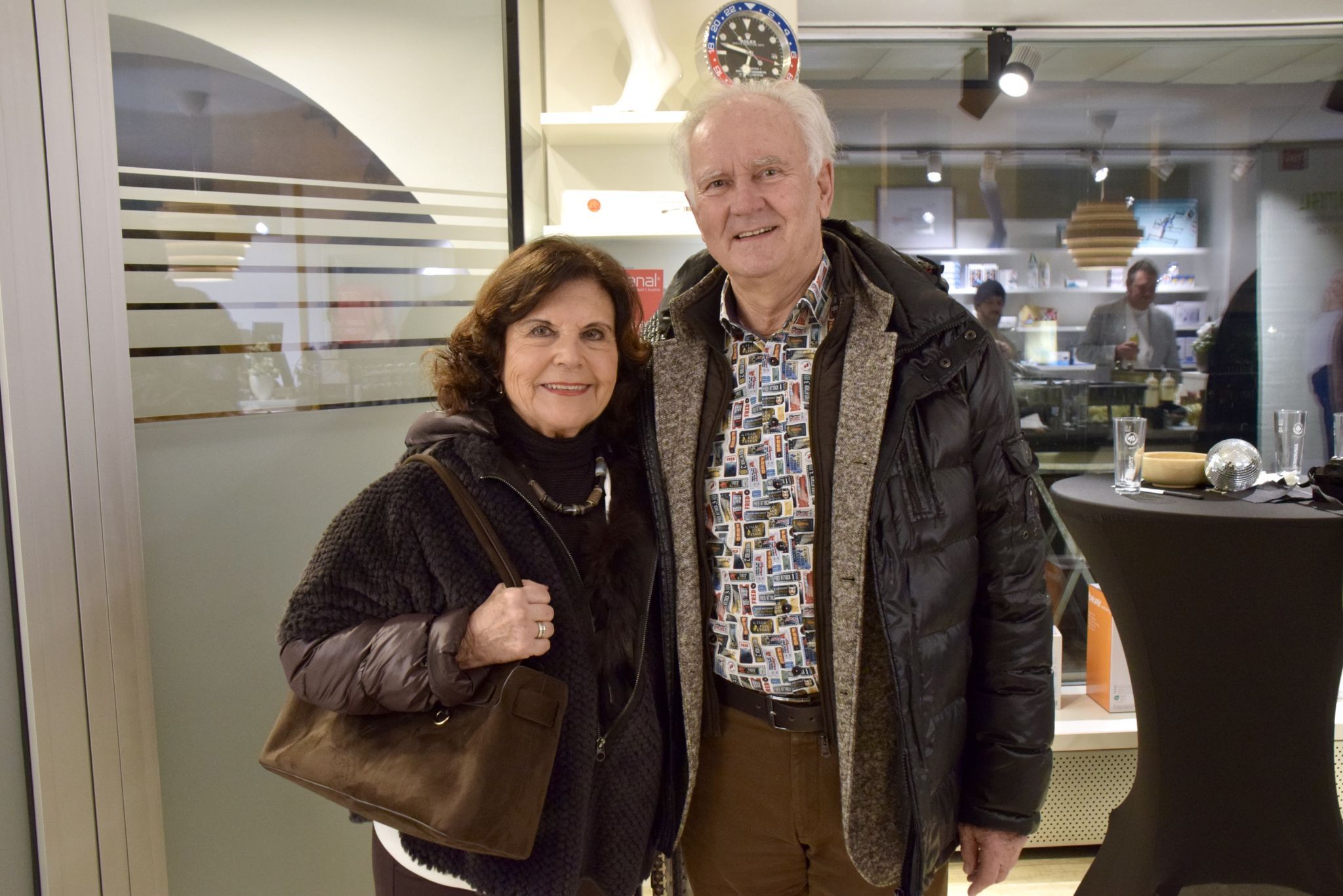 Linde und Kurt Beyweiss wünschten der Geschäftsführung viel Erfolg.