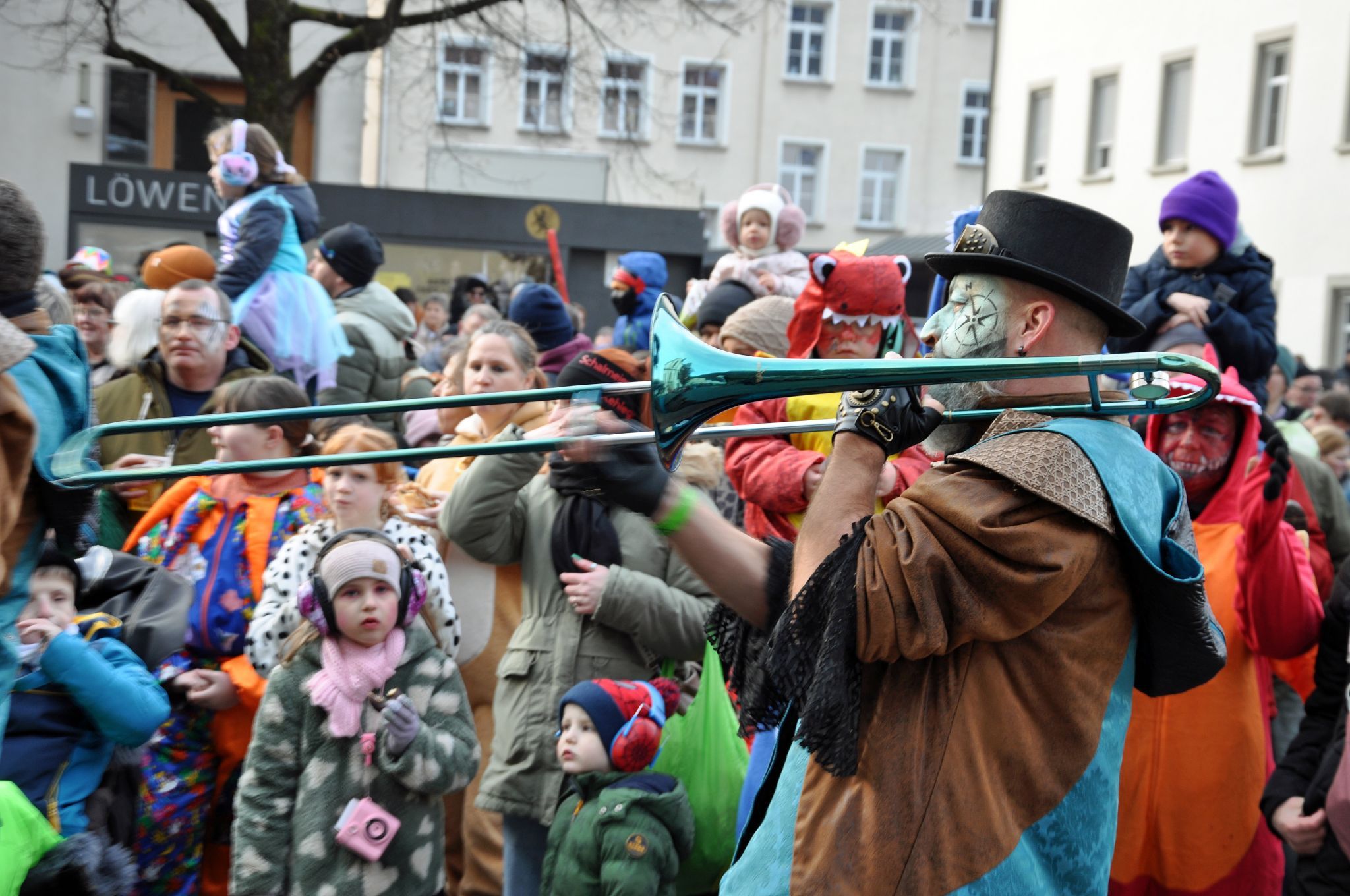Die Teilnehmer aus vier Ländern erlebten einen unvergesslichen Gugga-Tag in Hohenems.