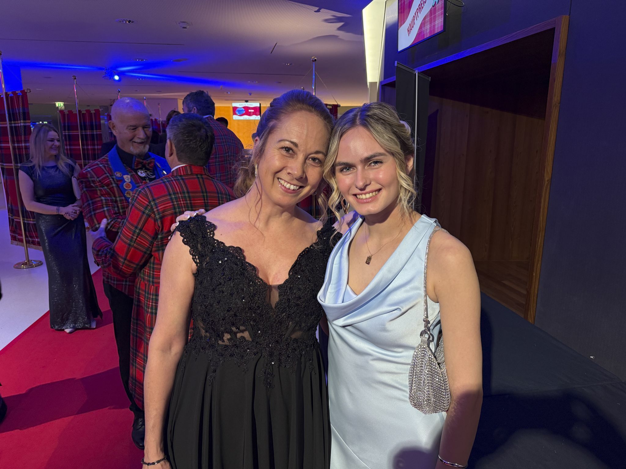 Claudia Gritschacher kam mit Tochter Chiara