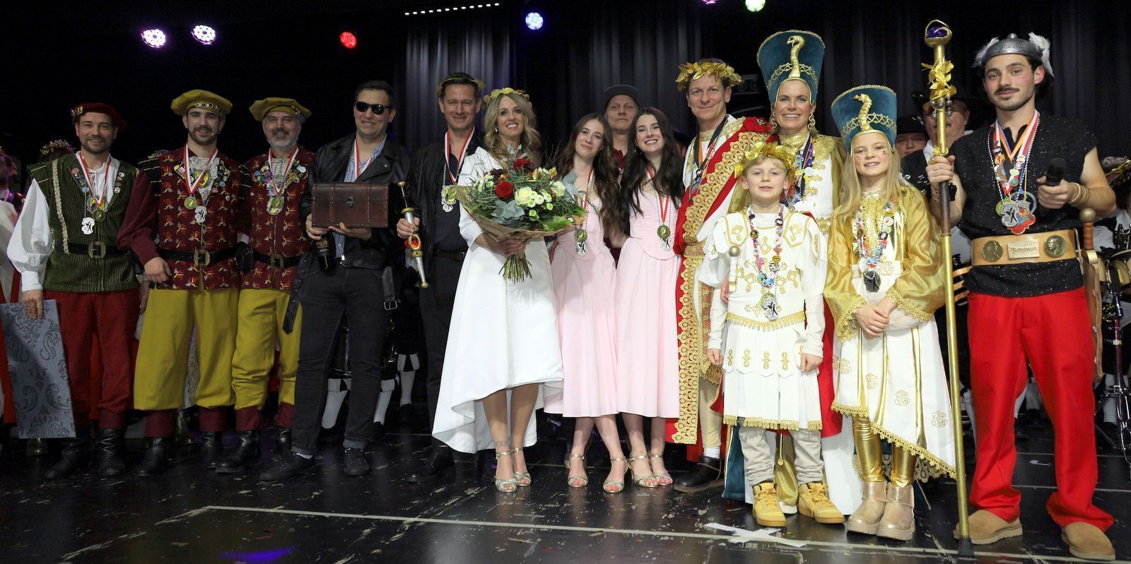 Prinzenpaar aus Hörbranz und Bregenz beim Raubritterball