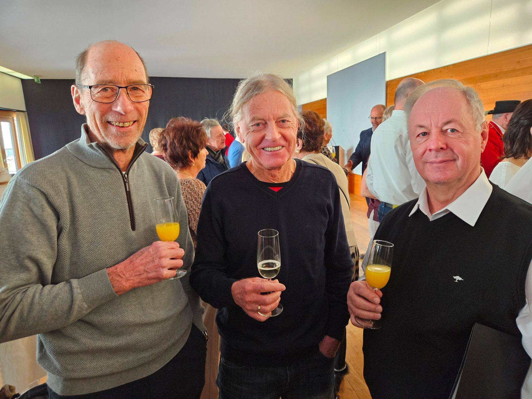 Manfred Heimbach, Konrad Fessler und Peter Rädler.