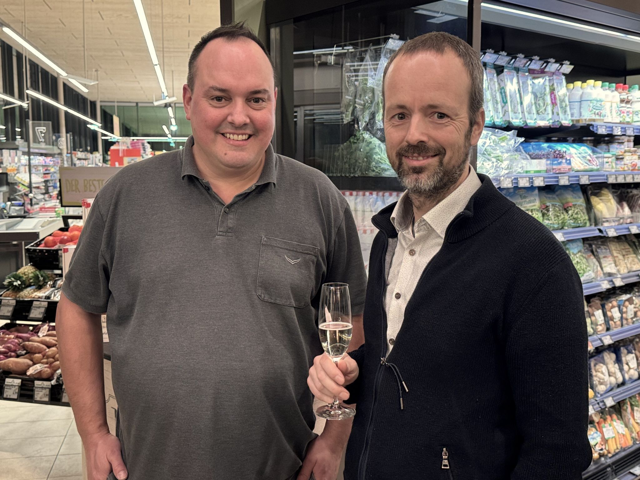 Gärtner unter sich: Marco Waibel und Alexander Angeloff.