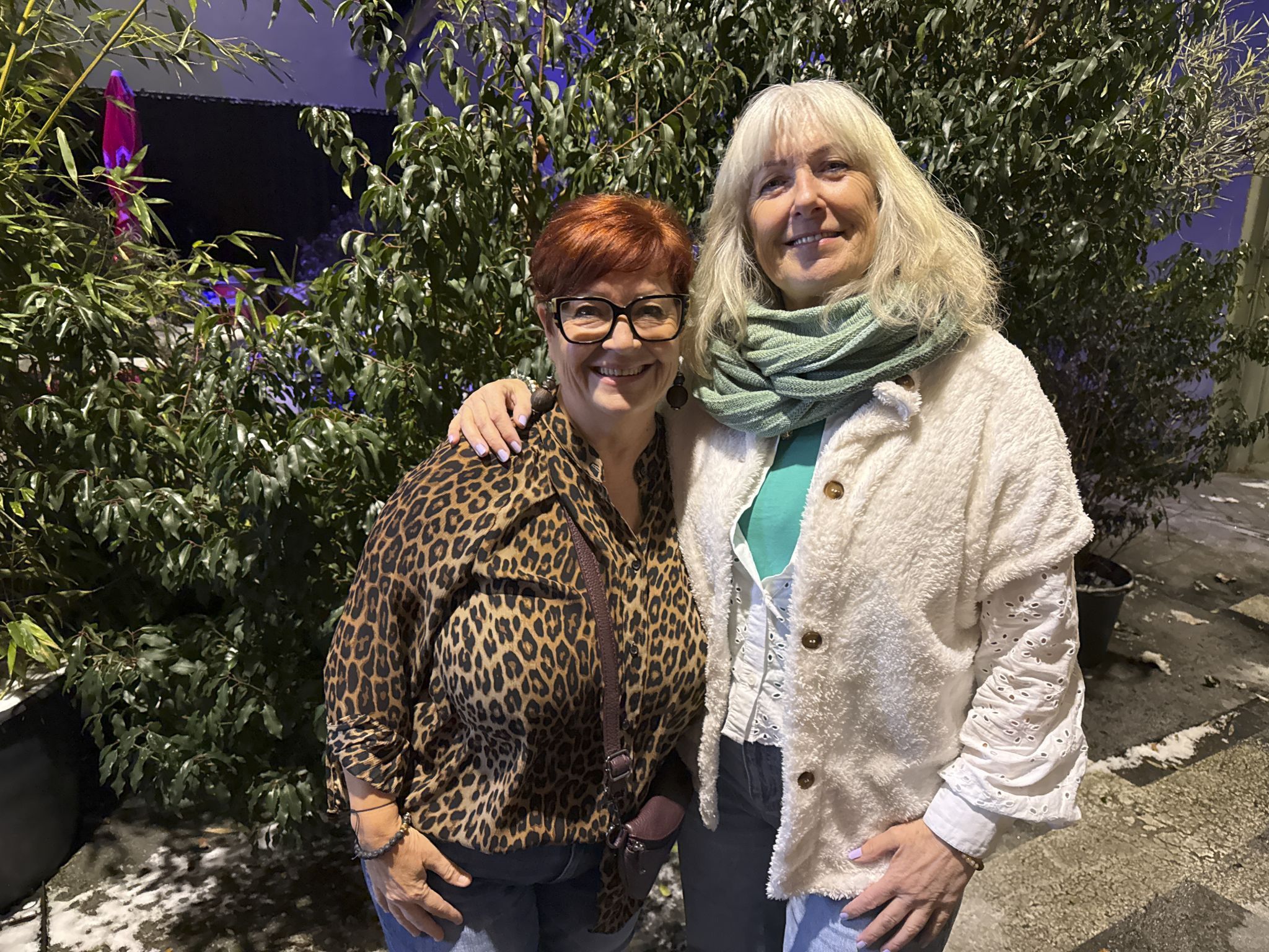 Doris Schütz und Manuela Bösch freuten sich aufs Konzert