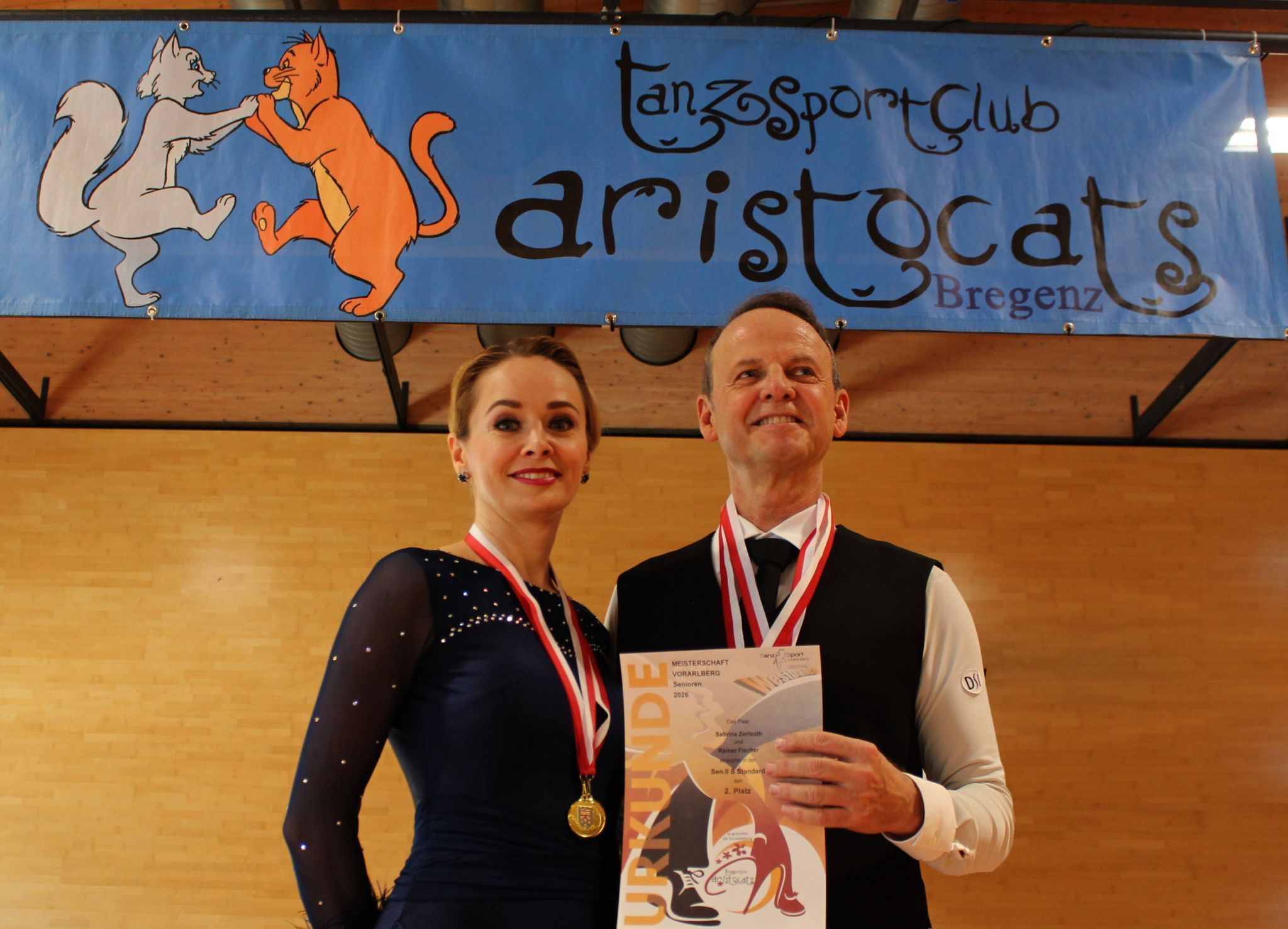 Am Samstag haderten Rainer Fischer und Sabrina Zerlauth noch ein wenig mit den Wertungsrichtern, am Sonntag standen sie dann aber mehrfach auf dem höchsten Treppchen.