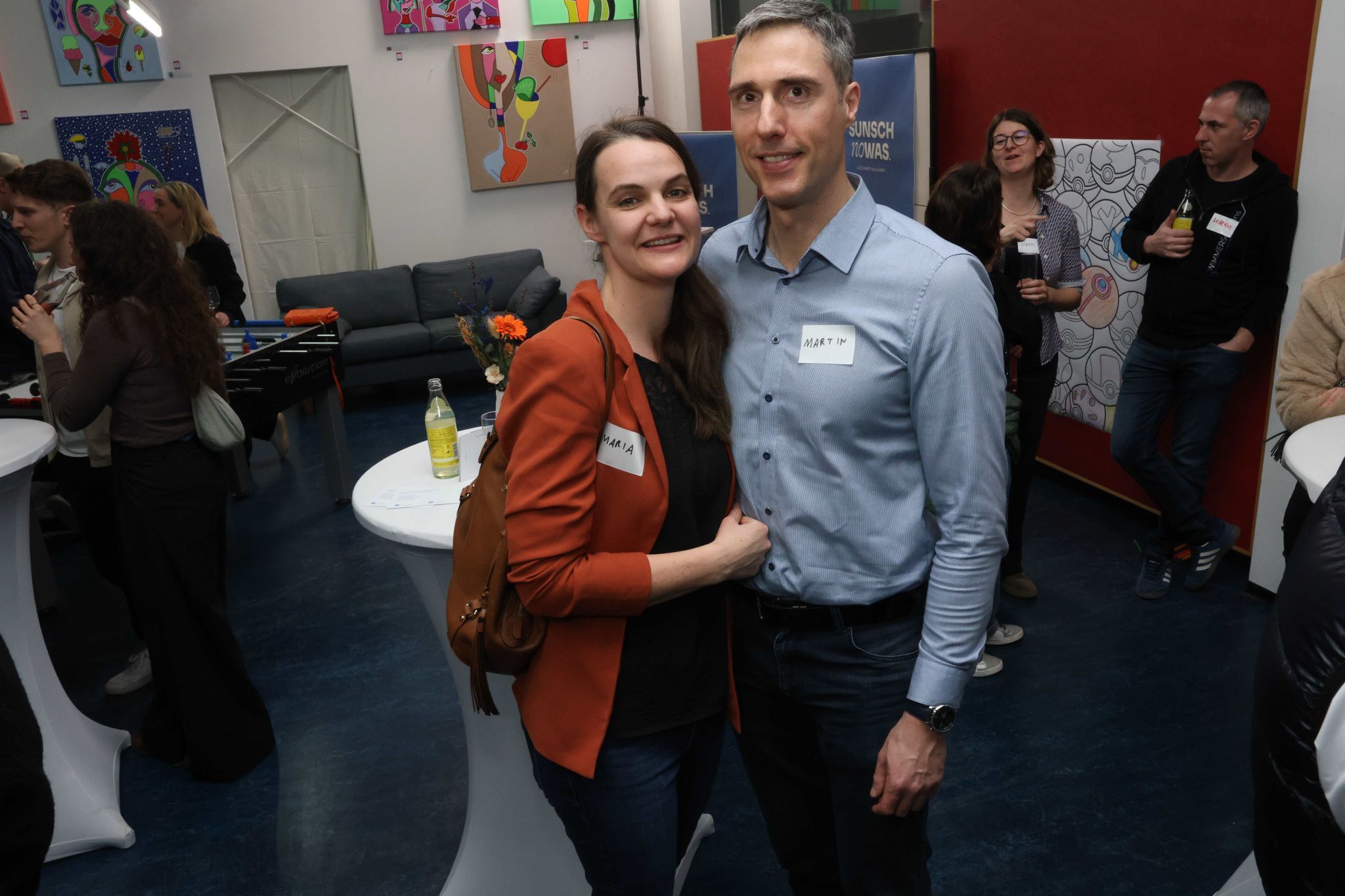 Unternehmensberaterin Maria Jussel und Martin.