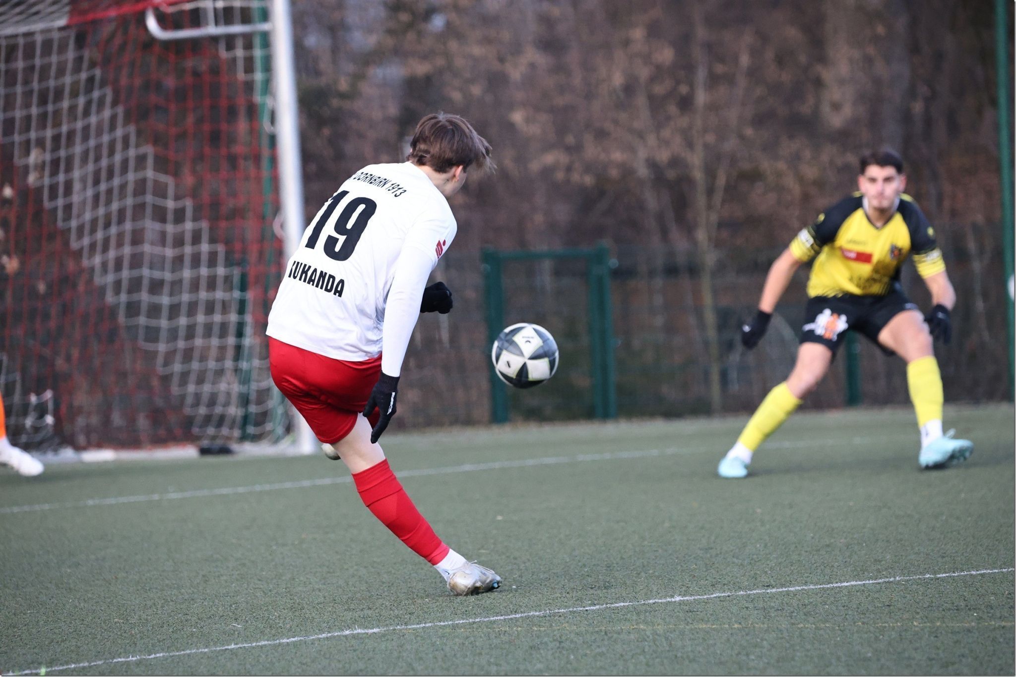 Miguel Mayr spielte 45 Minuten im Dornbirner Angriff.