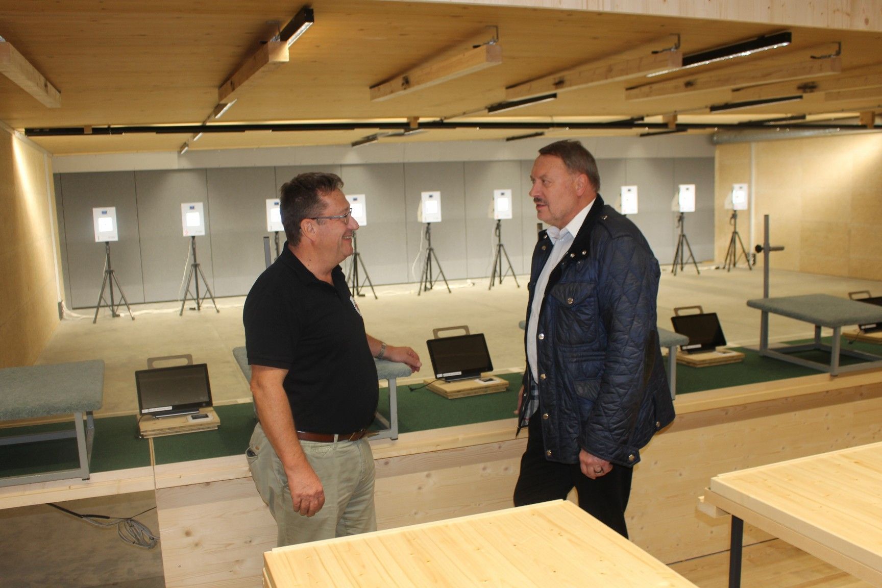 Die modernste Intarso-Anlage für Luftgewehr steht am Sonntag beim 1. Lustenauer Krapfenschießen im Mittelpunkt des Interesses.