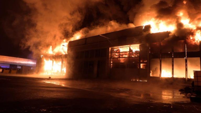 Brandinferno in Lustenau