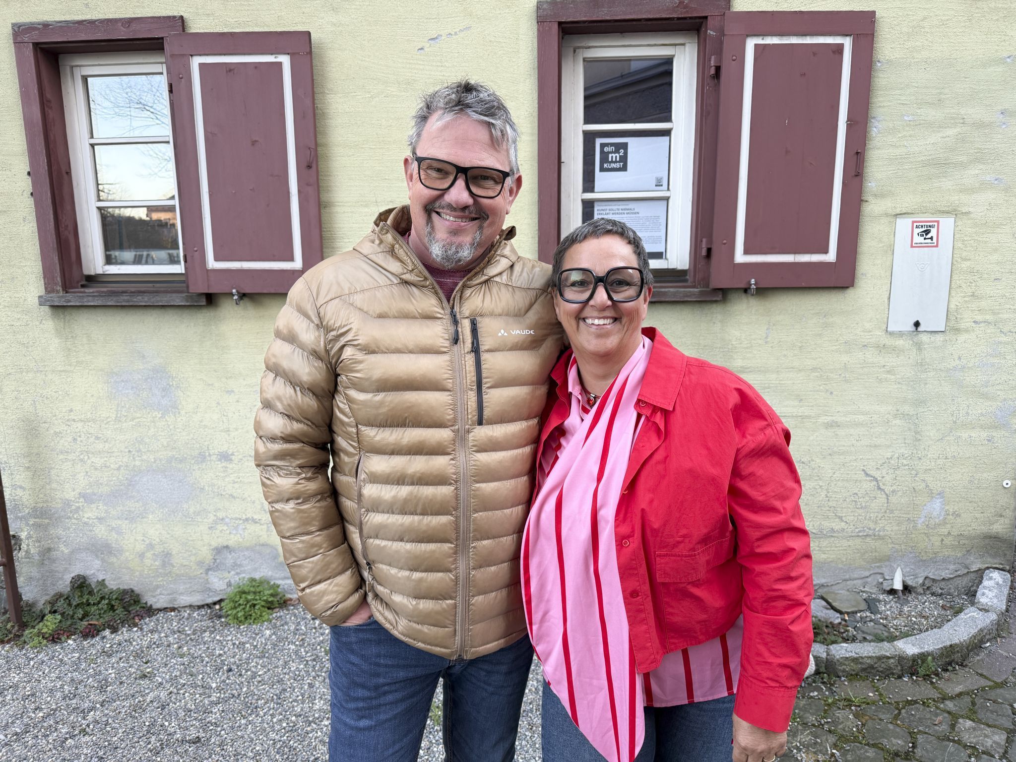 Andrea und Gerhard Dobnik (Stahlgruber) kamen an den Emsbach