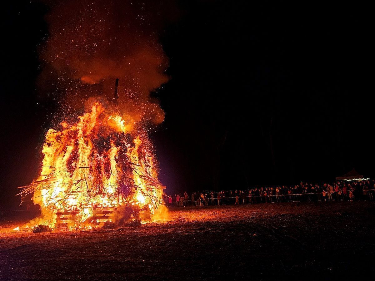 Impressionen vom Funkenabbrennen in Lochau am See und am Berg (Bildergalerie)
