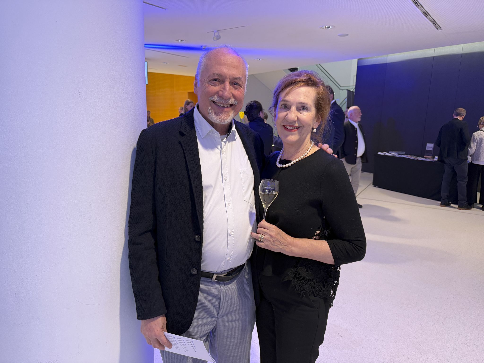 Roswitha Hutz und Rudi Pfeiffer genoßen das Konzert