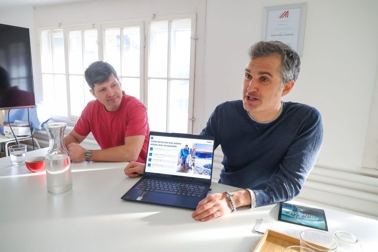 Wie eine Schlange den Skitourensport verändern soll