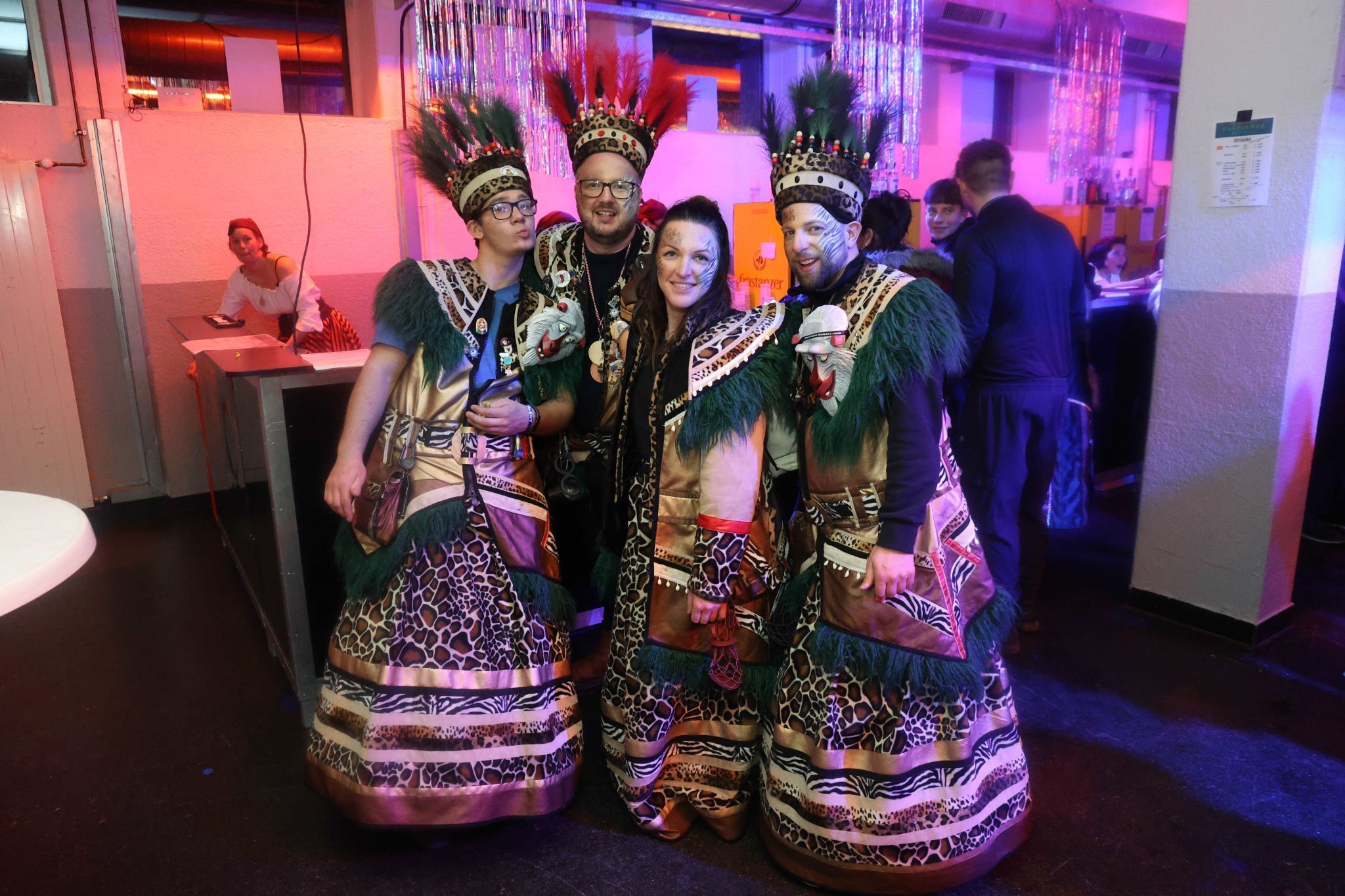 Moritz, Thomas, Leni und Michael.