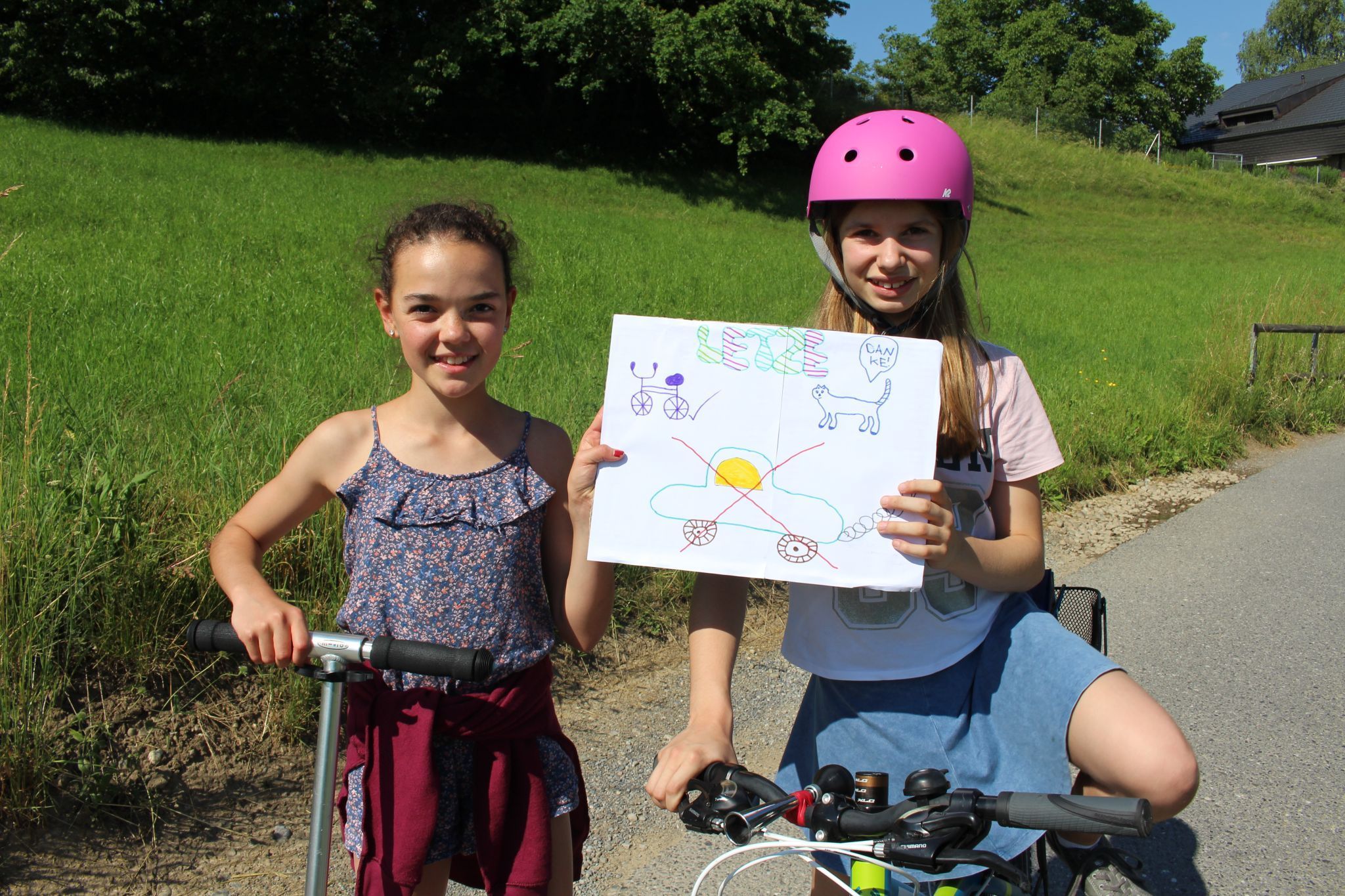 Letze-Bewohner protestieren weiterhin gegen Durchgangsverkehr.