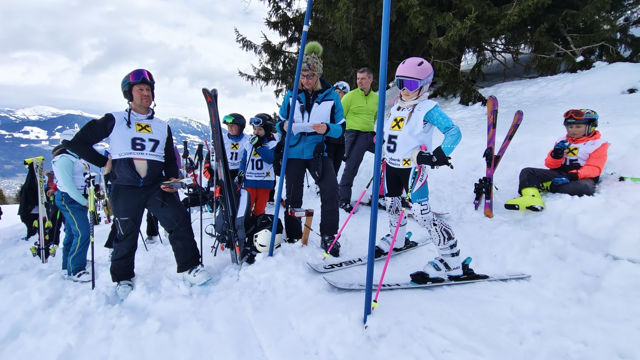  Endlich einmal wieder konnte der Schiklub Frastanz sein Vereinsrennen auf der Bazora starten.