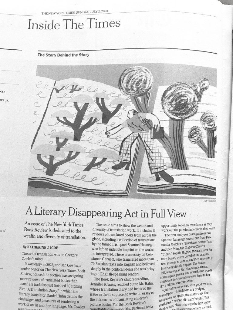 Eine Vorarlbergerin, die für die New York Times und den Guardian zeichnet