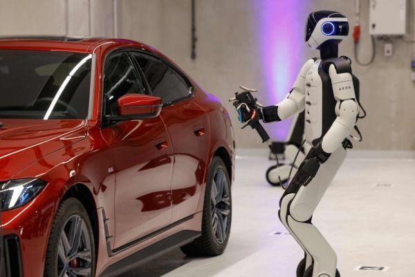 BMW testet humanoide Roboter in der Produktion in Leipzig