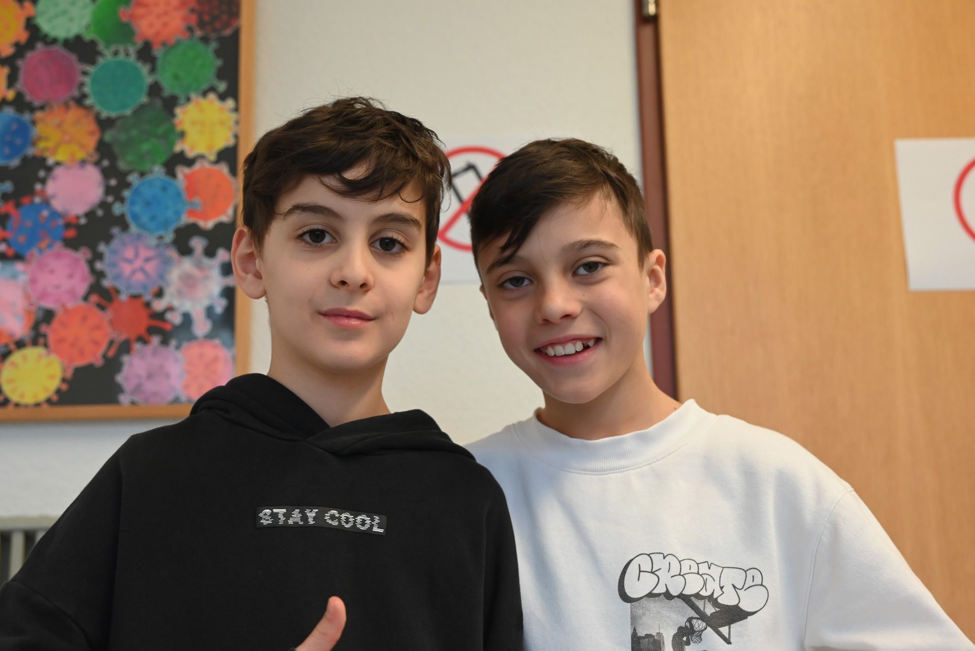 Nasrullah und Laris nach einer Partie.