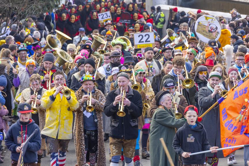 Die schönsten Bilder: So verwandelten 3000 Mäschgerle Feldkirch in eine Faschingshochburg