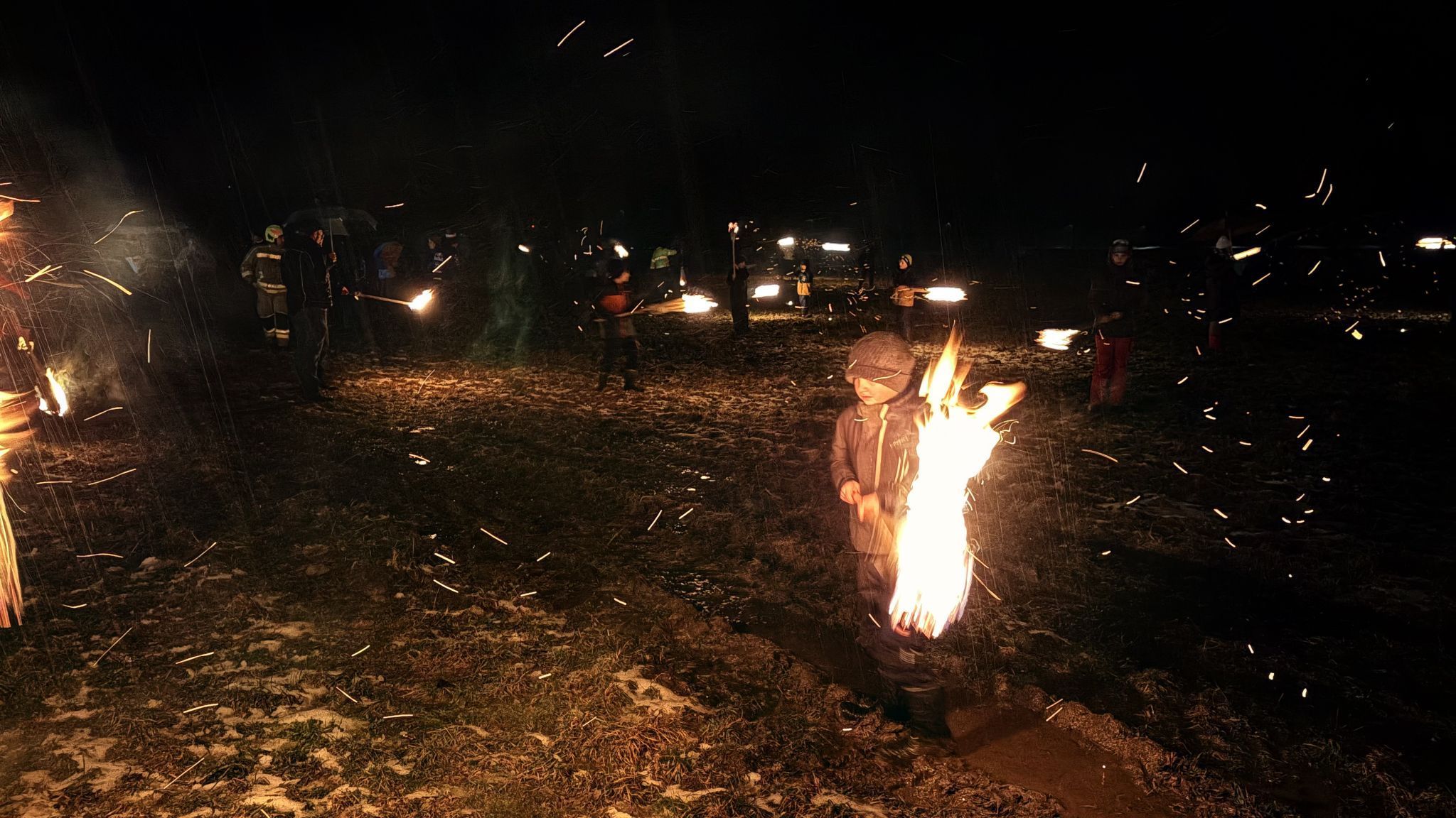 Fackelschwingen in Gantschier