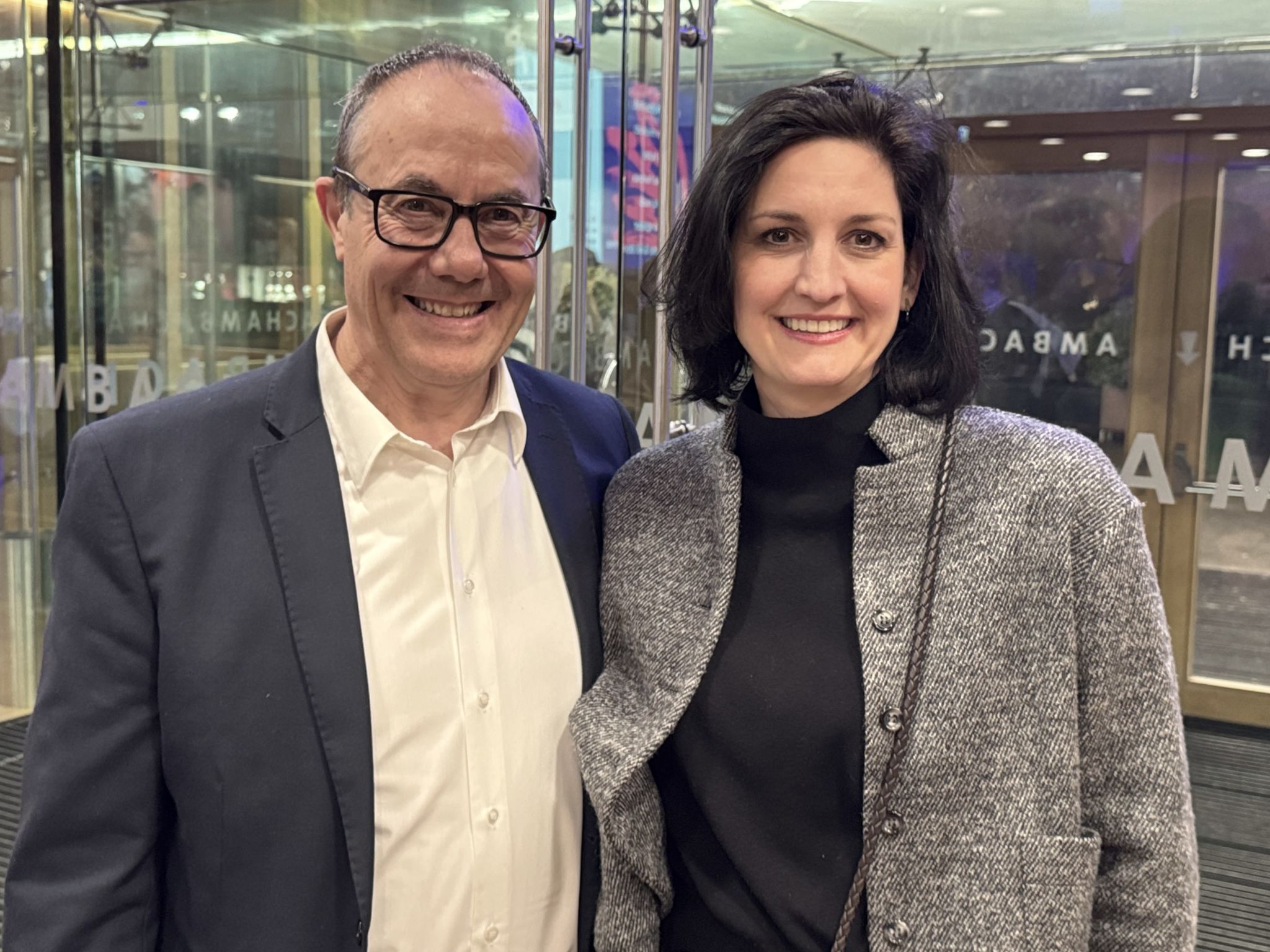 Unter den Besuchern: Andreas und Conny Prenn.