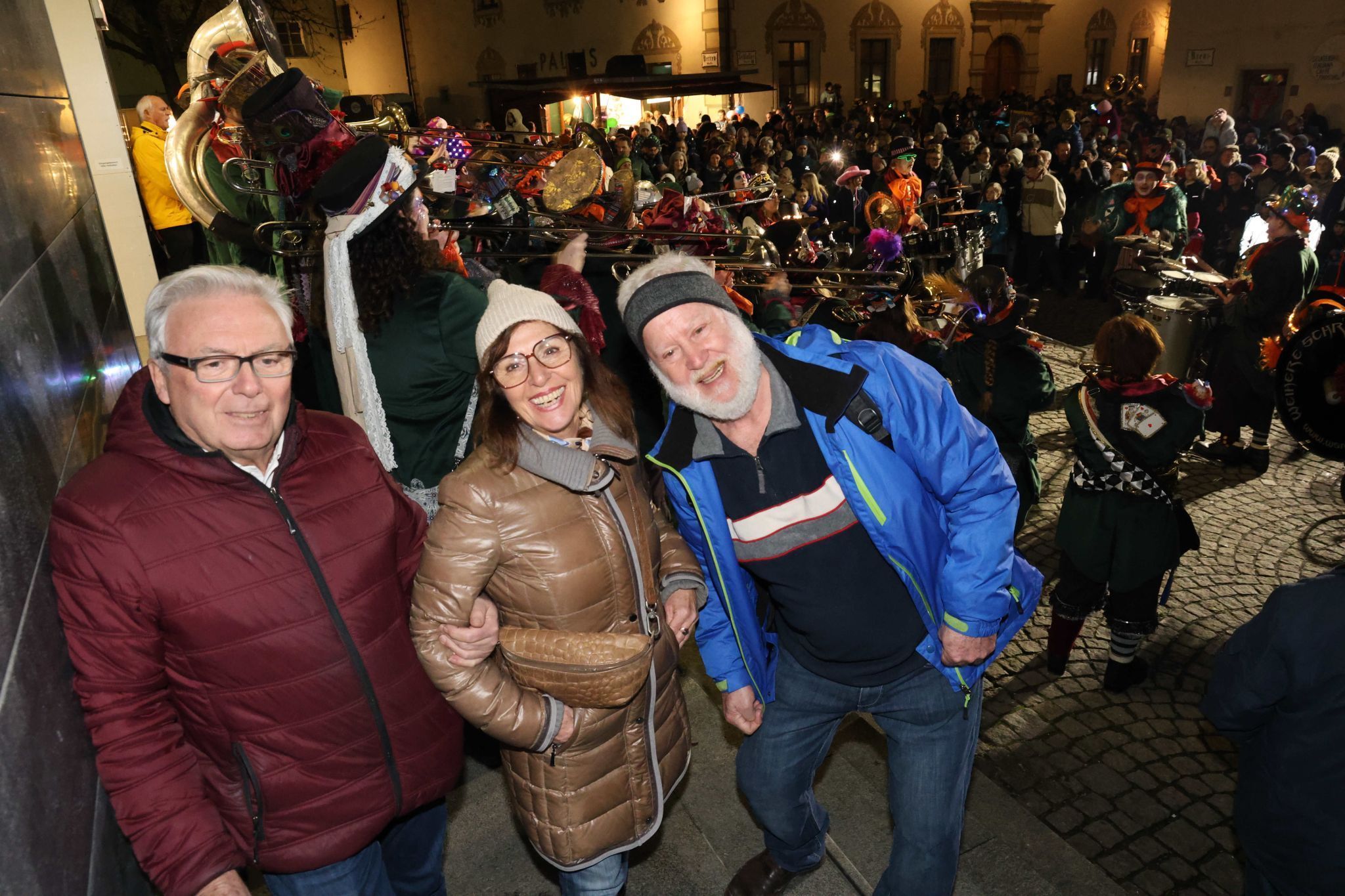 Herbert und Silvana Sodneregger mit Josef Pichorner aus Berlin.