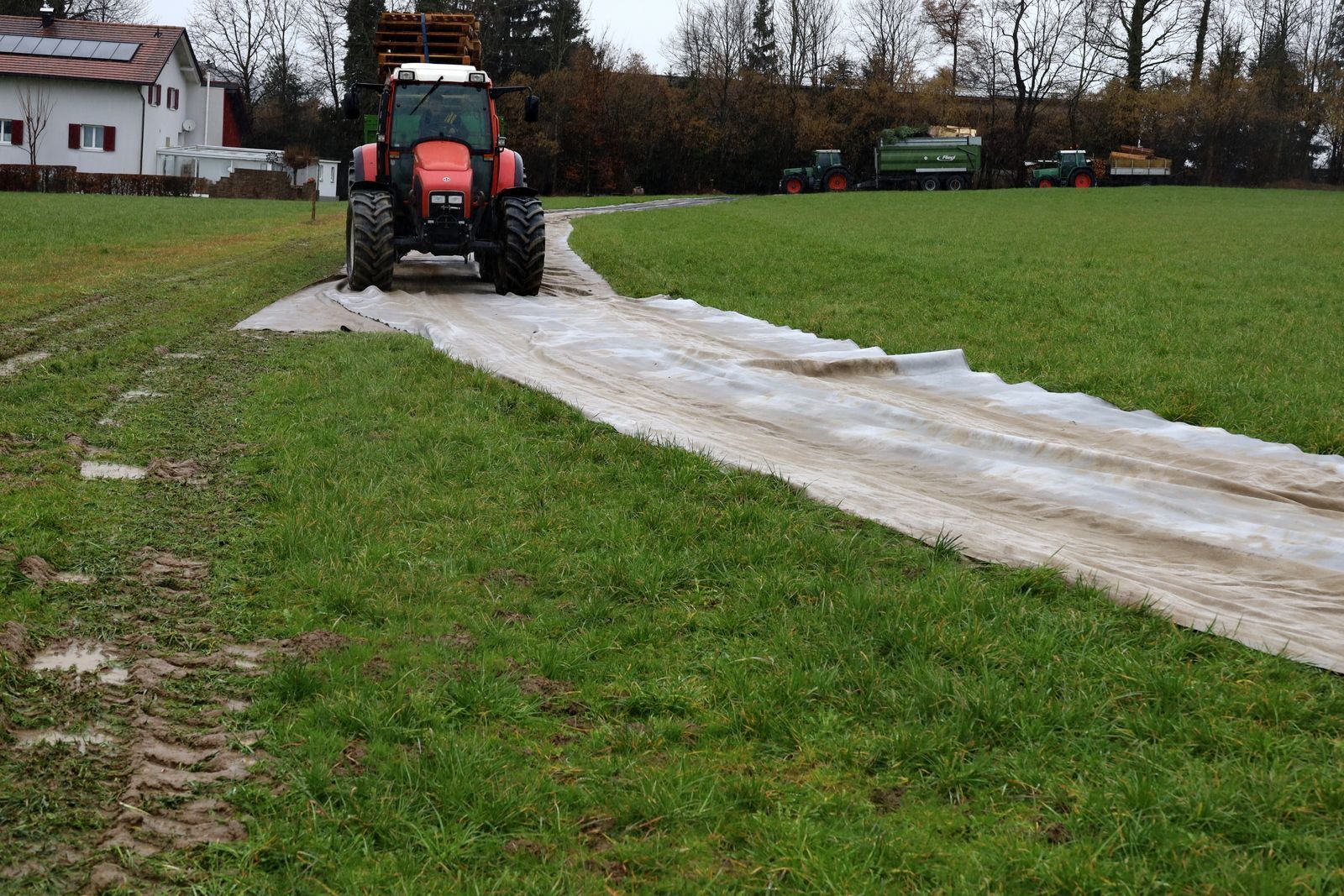 Am Giggelstein wurden die Zufahrten verstärkt